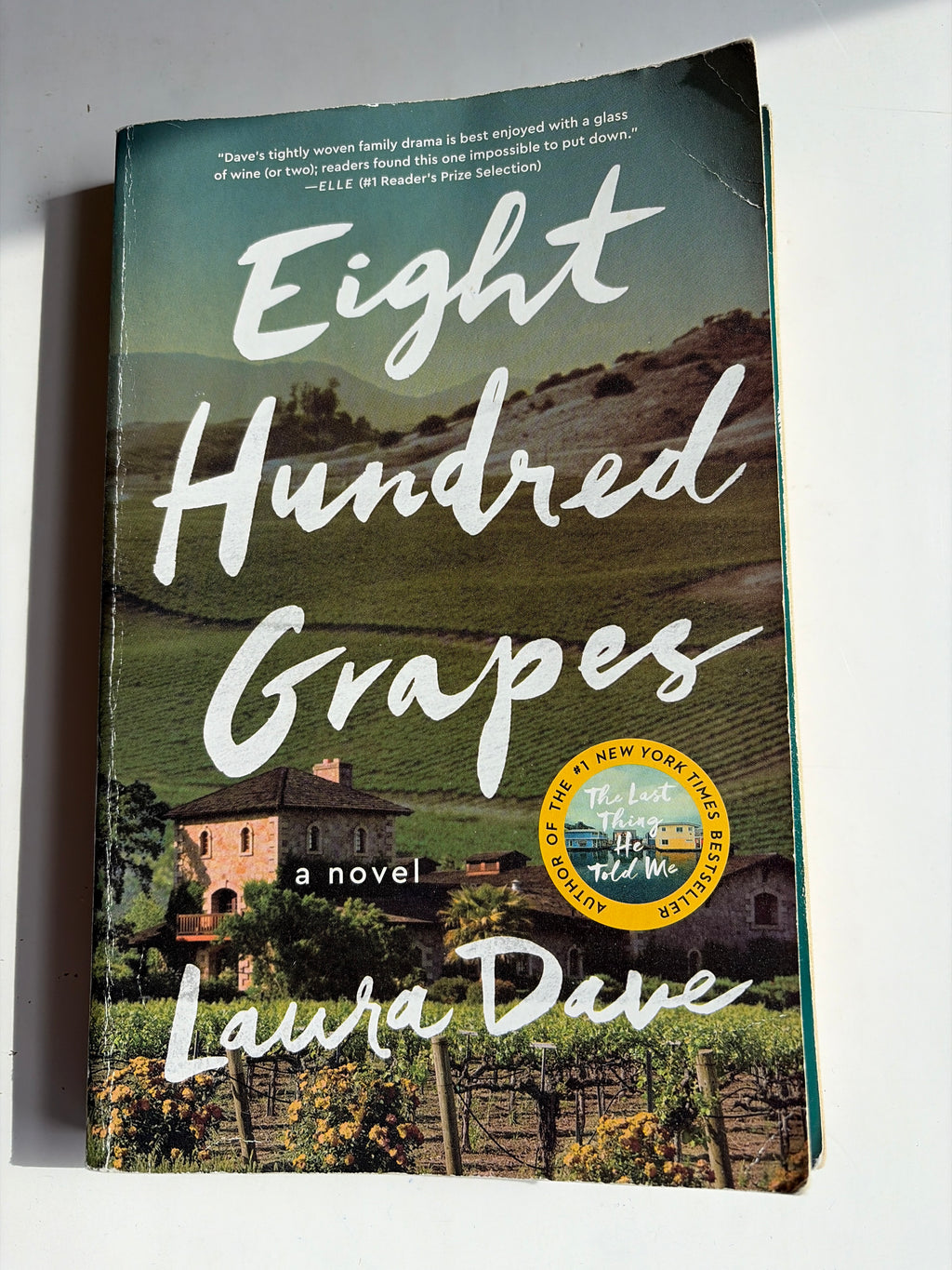 Eight Hundred Grapes by Laura Dave