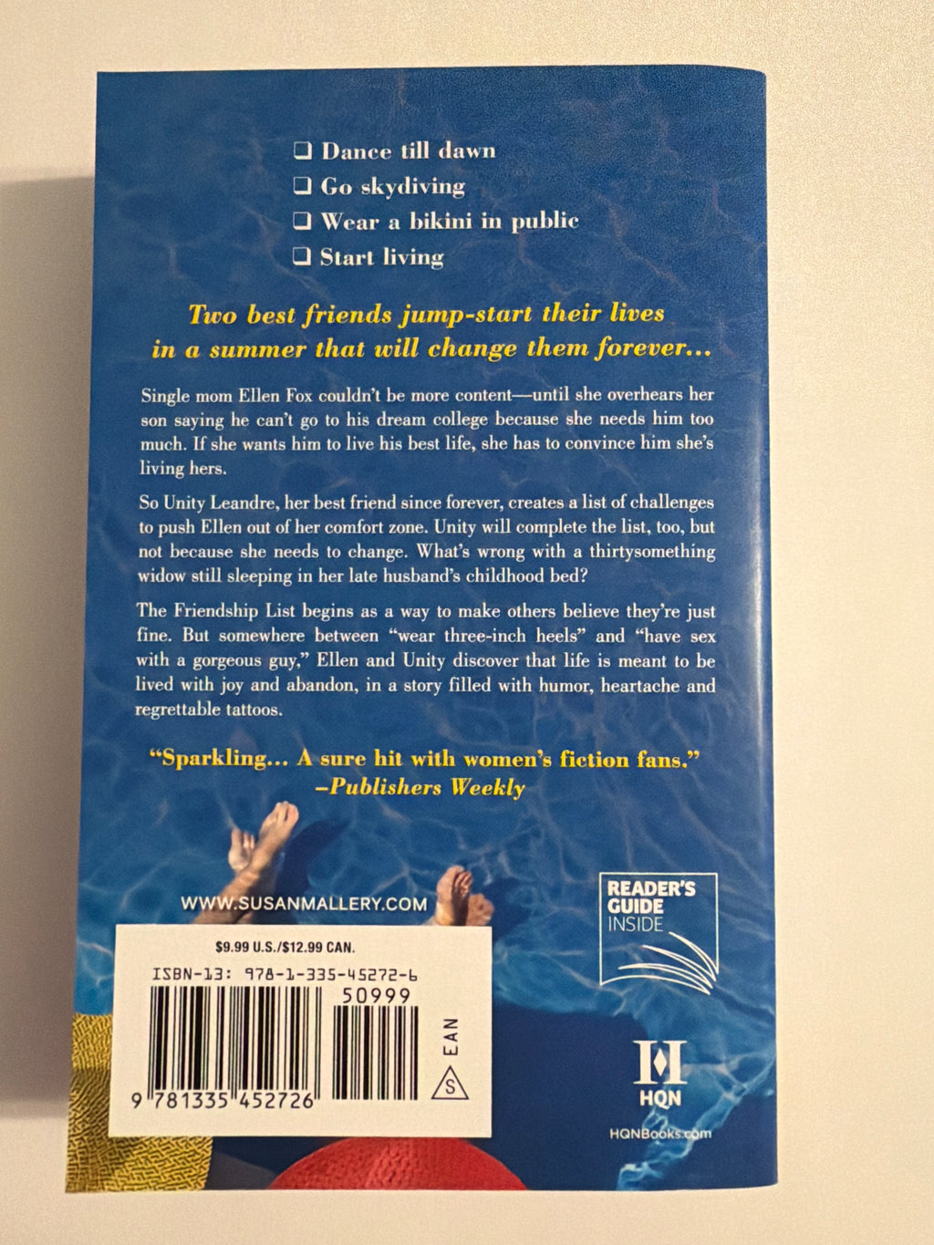 The Friendship List by Susan Mallery