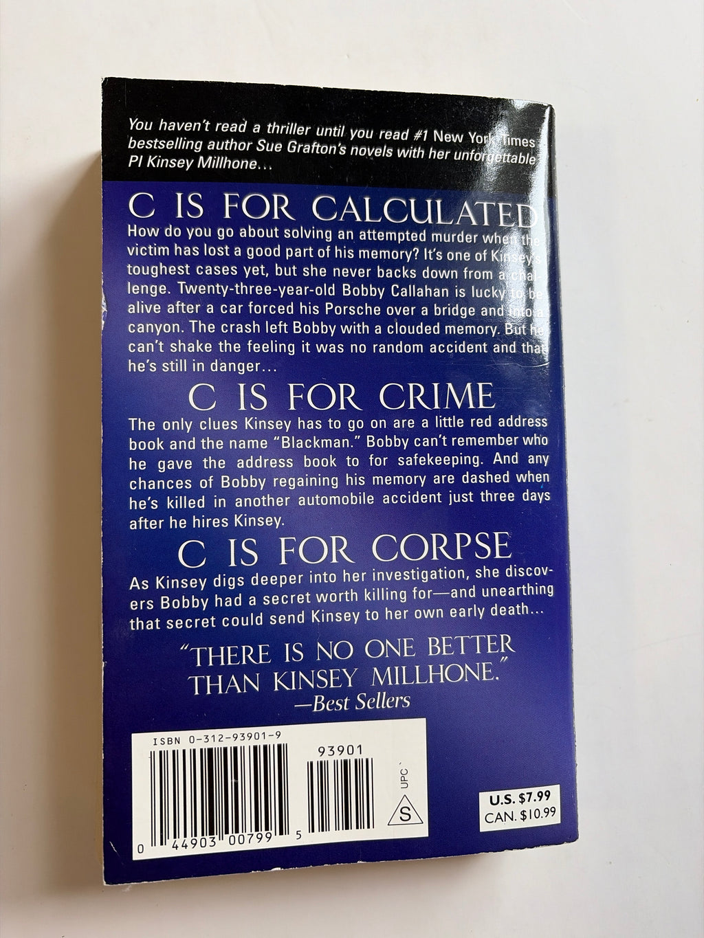 C is for Corpse by Sue Grafton