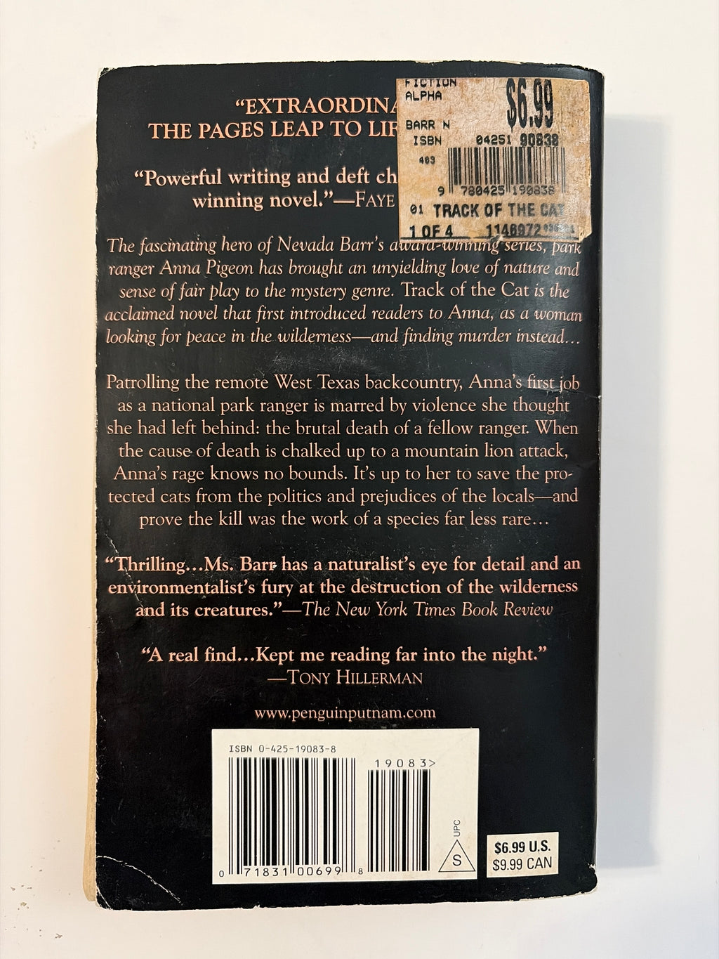 Track of the Cat by Nevada Barr
