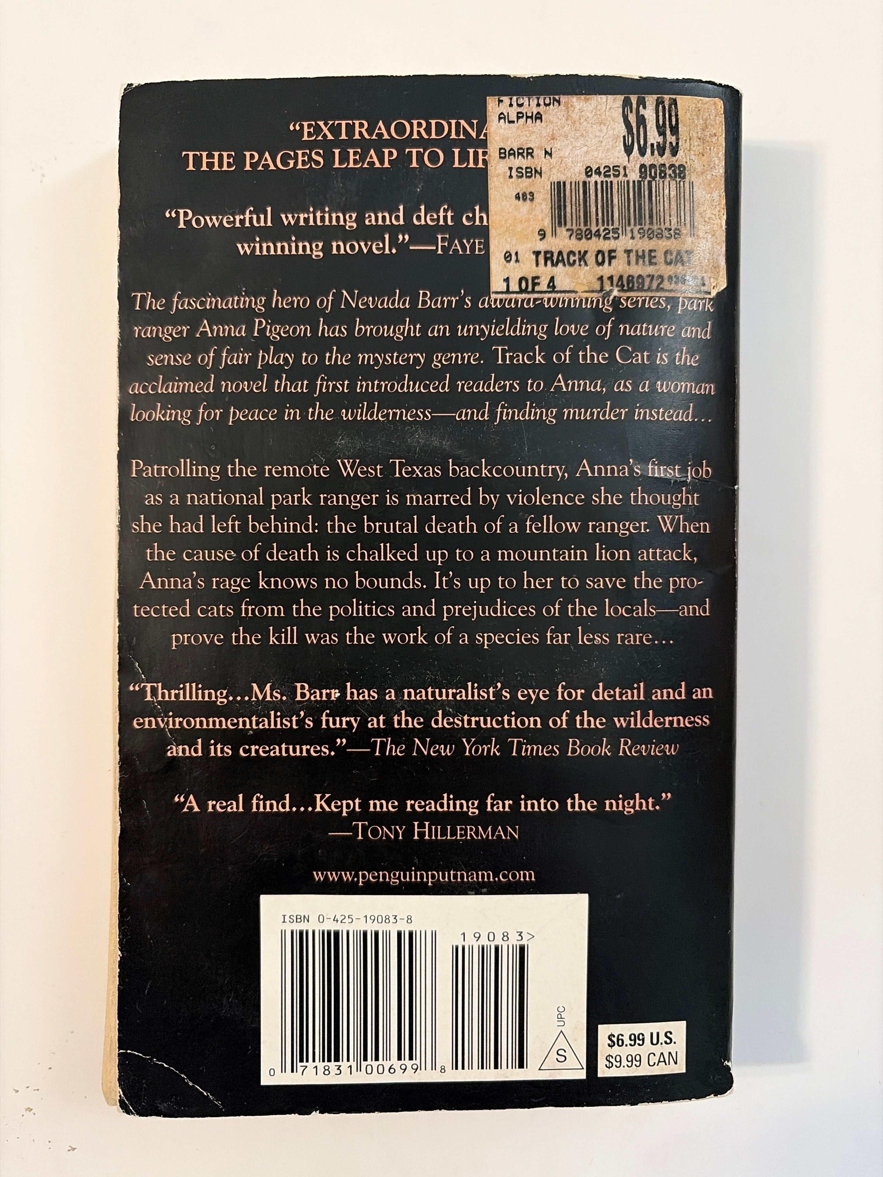Track of the Cat by Nevada Barr