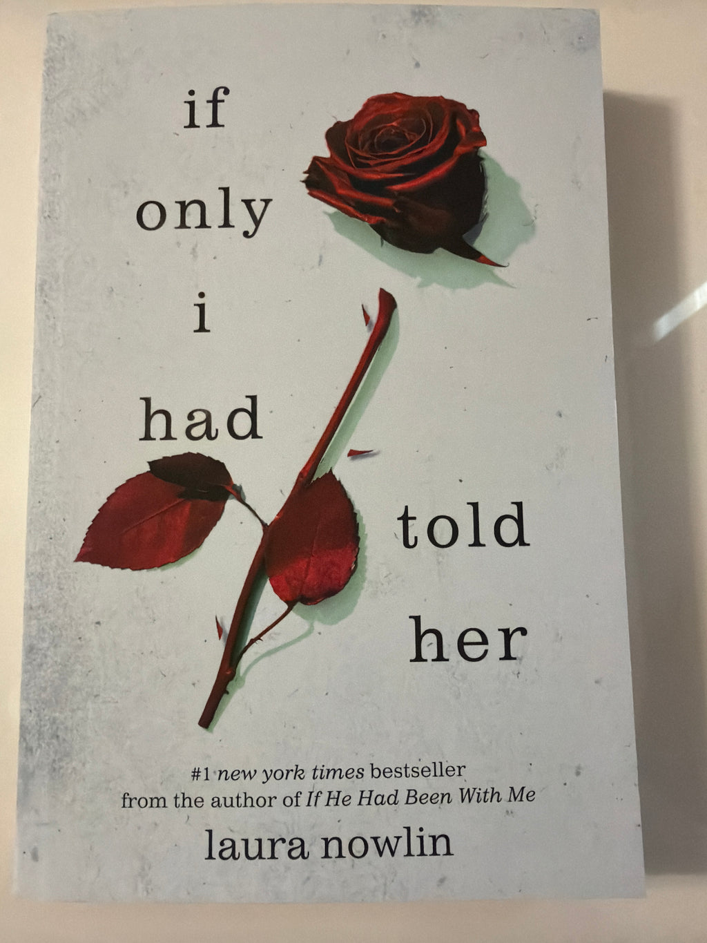 If only I had told her by Laura Nowlin