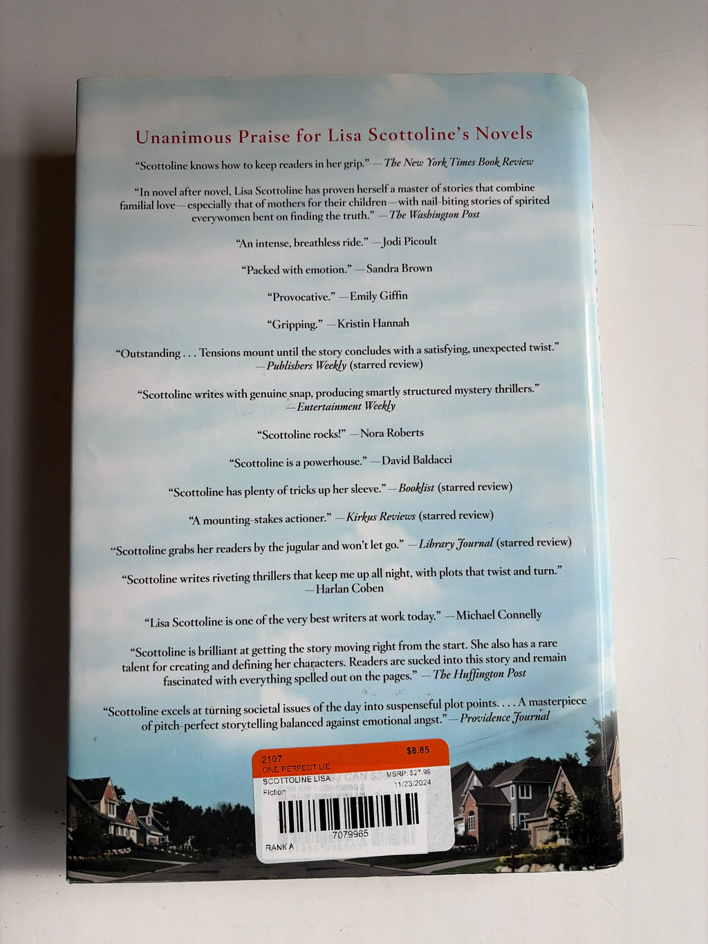 One Perfect Lie by Lisa Scottoline