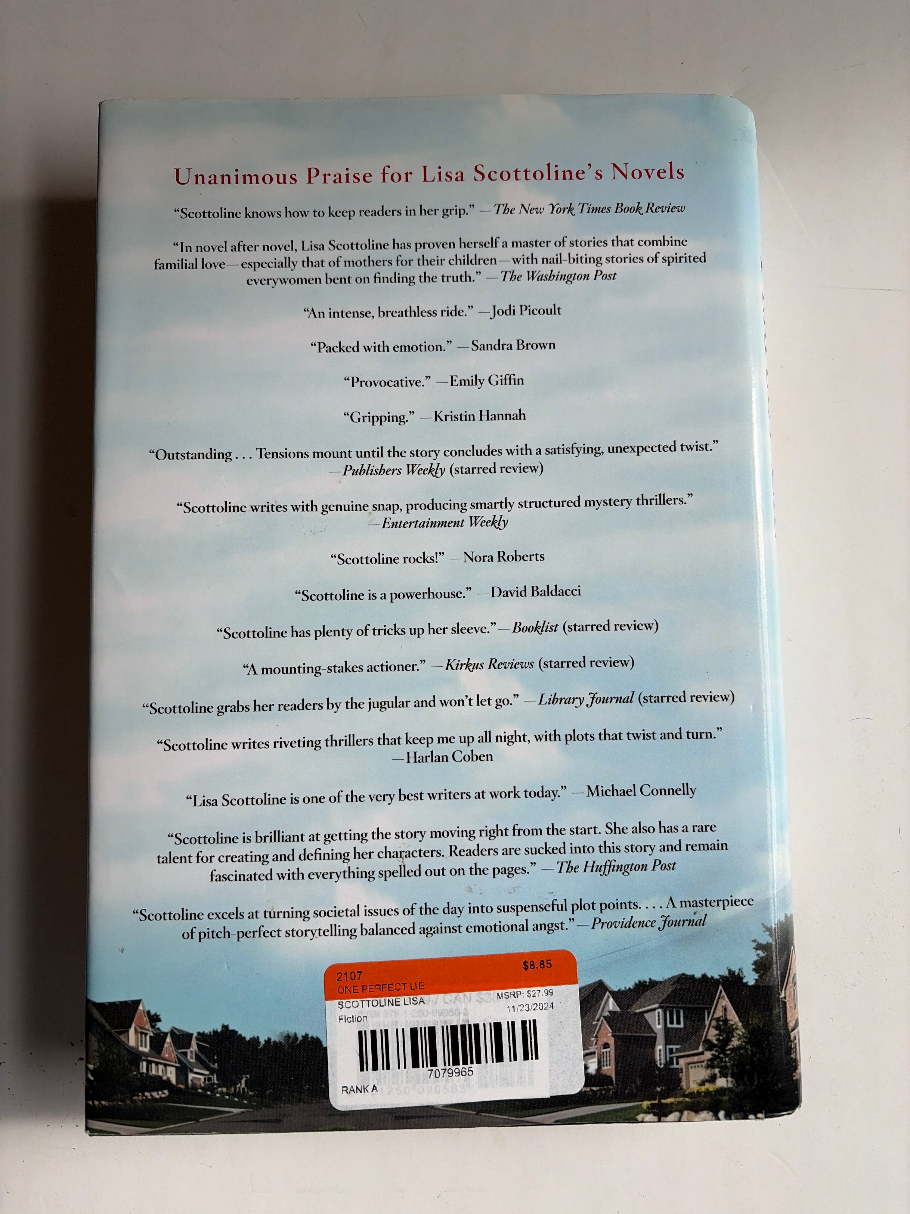 One Perfect Lie by Lisa Scottoline