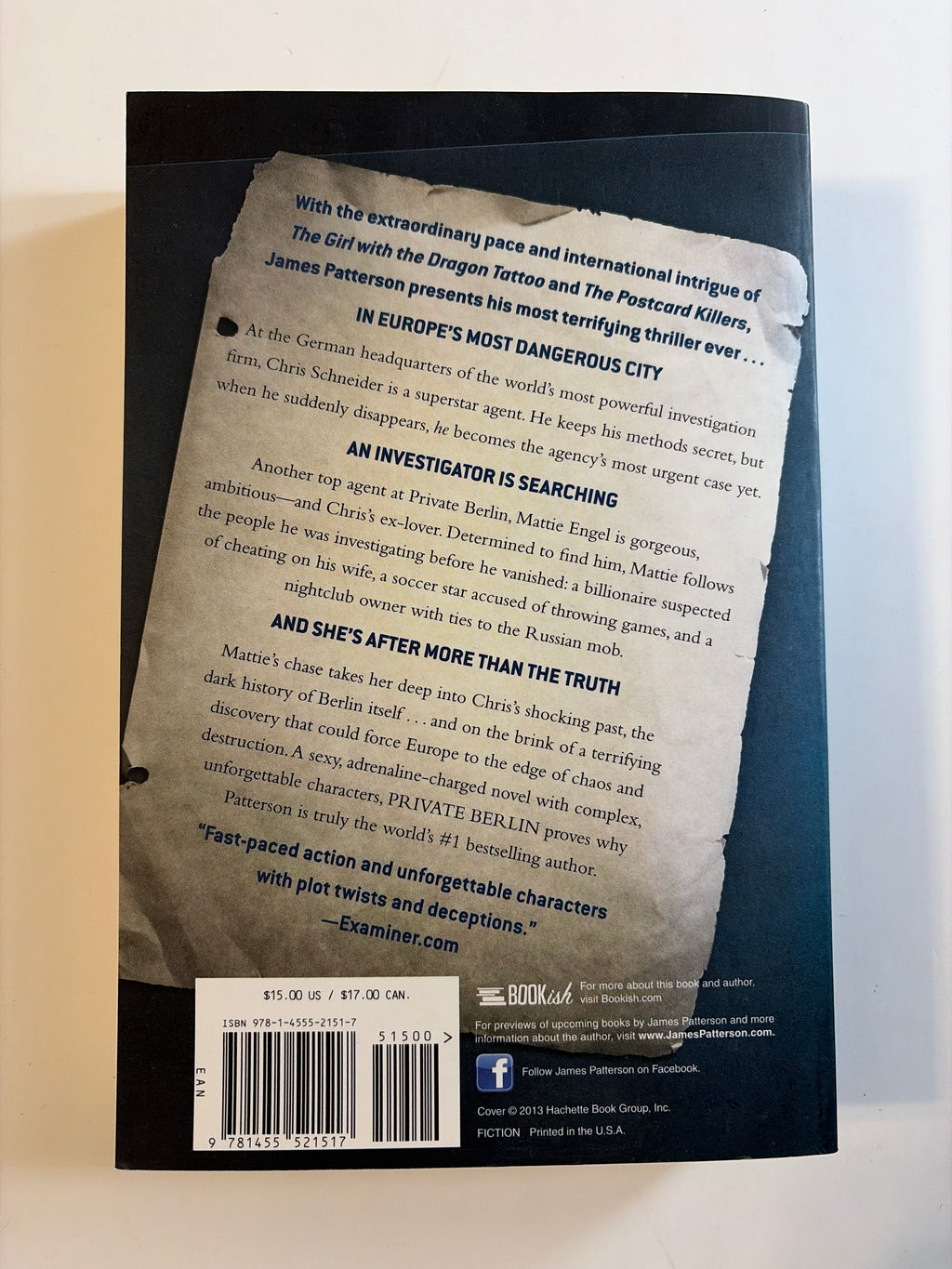Private Berlin by James Patterson & Mark Sullivan