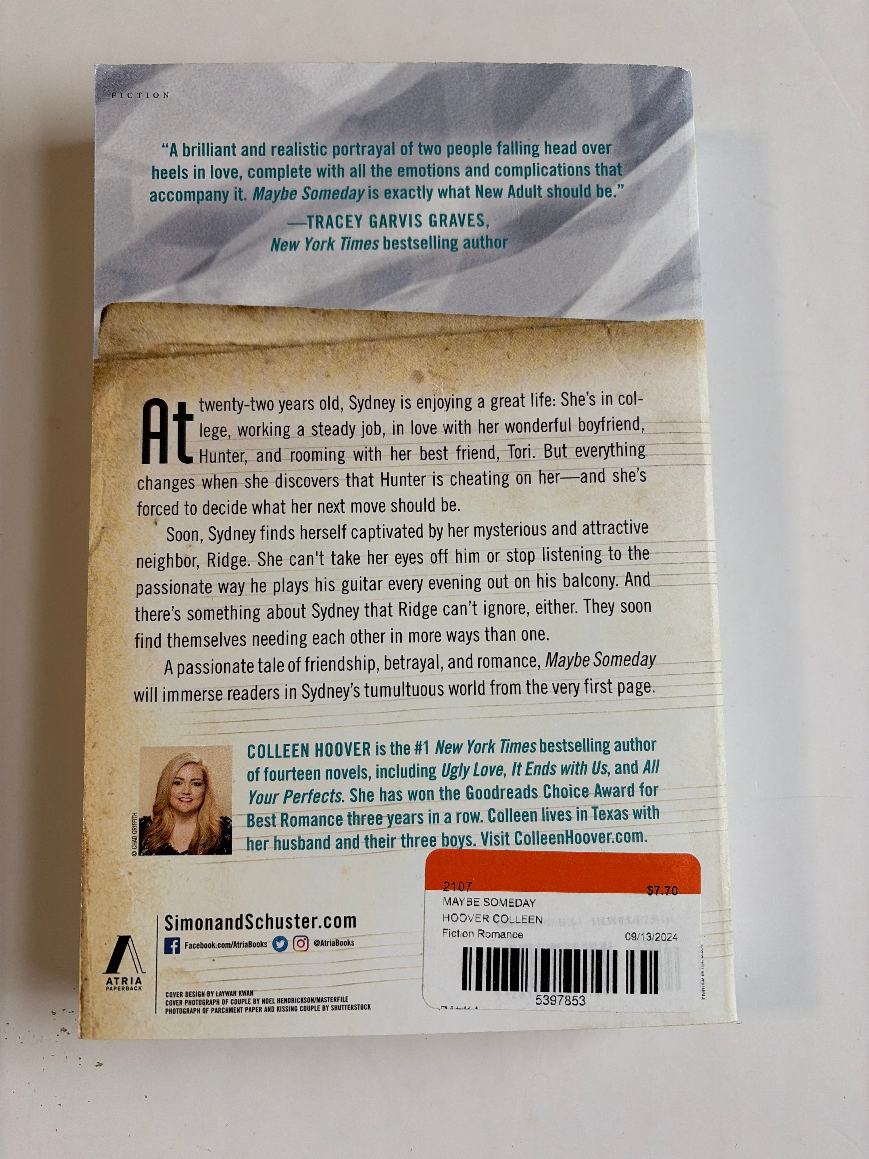 Maybe Someday (Book 1 of 3) by Colleen Hoover