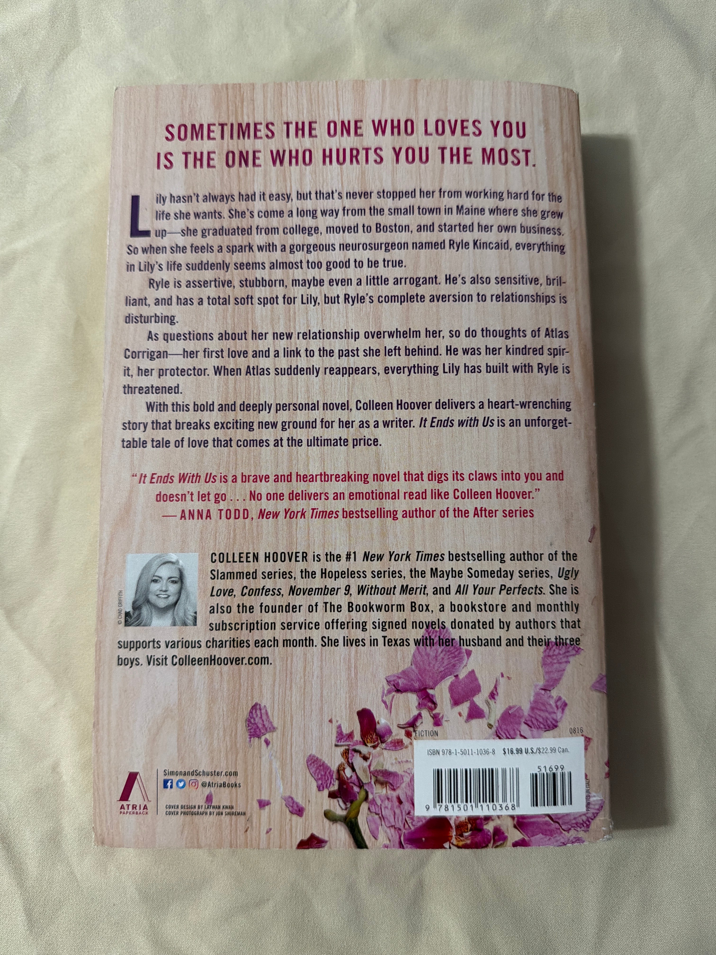 It Ends With Us by Colleen Hoover