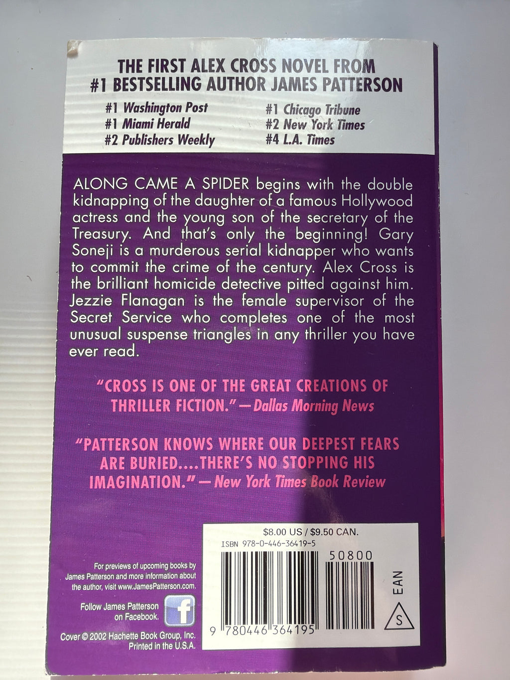 Along Came a Spider by James Patterson