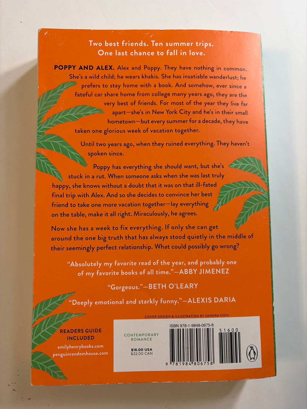 The People we meet on Vacation by Emily Henry