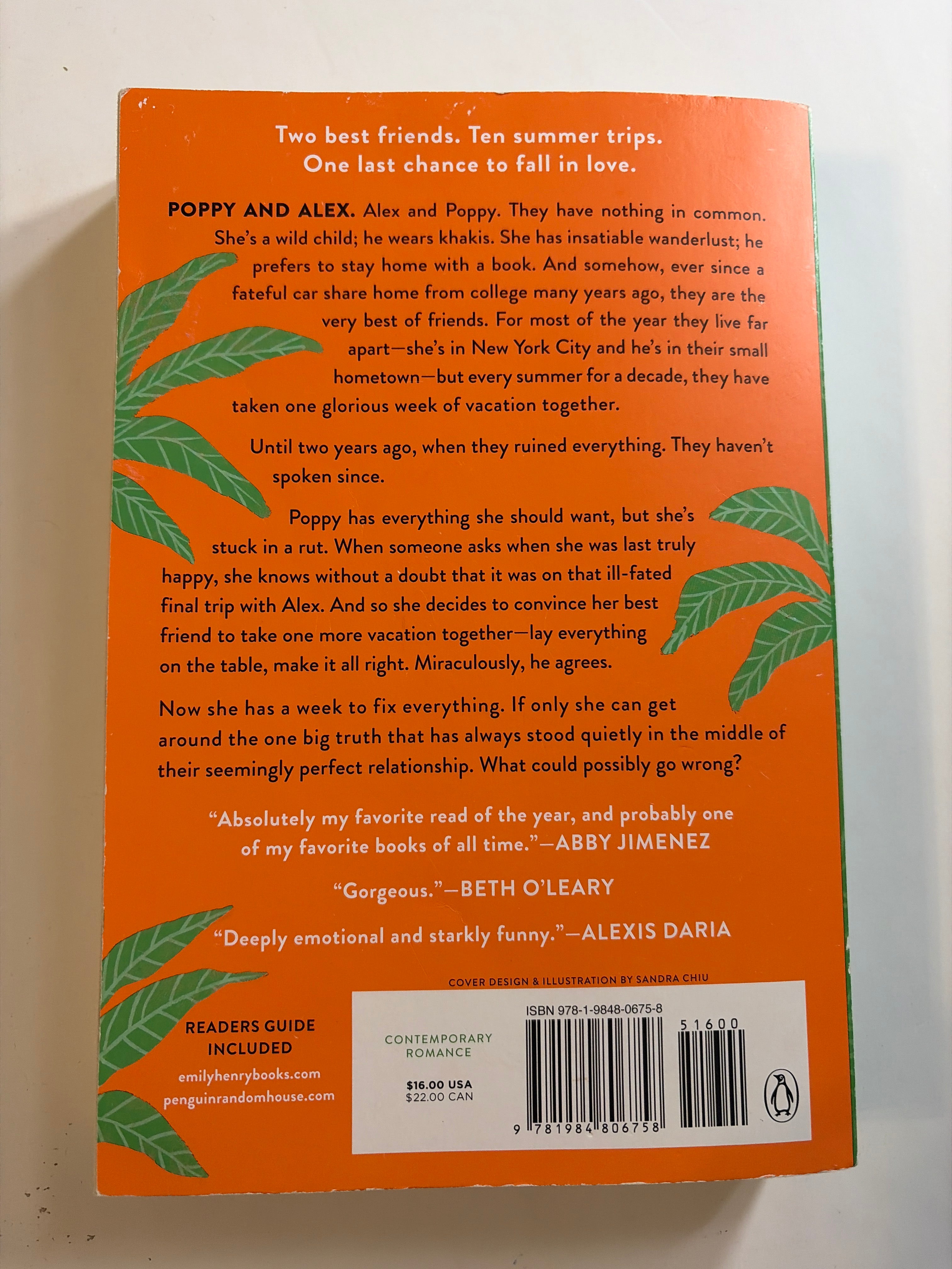 The People we meet on Vacation by Emily Henry