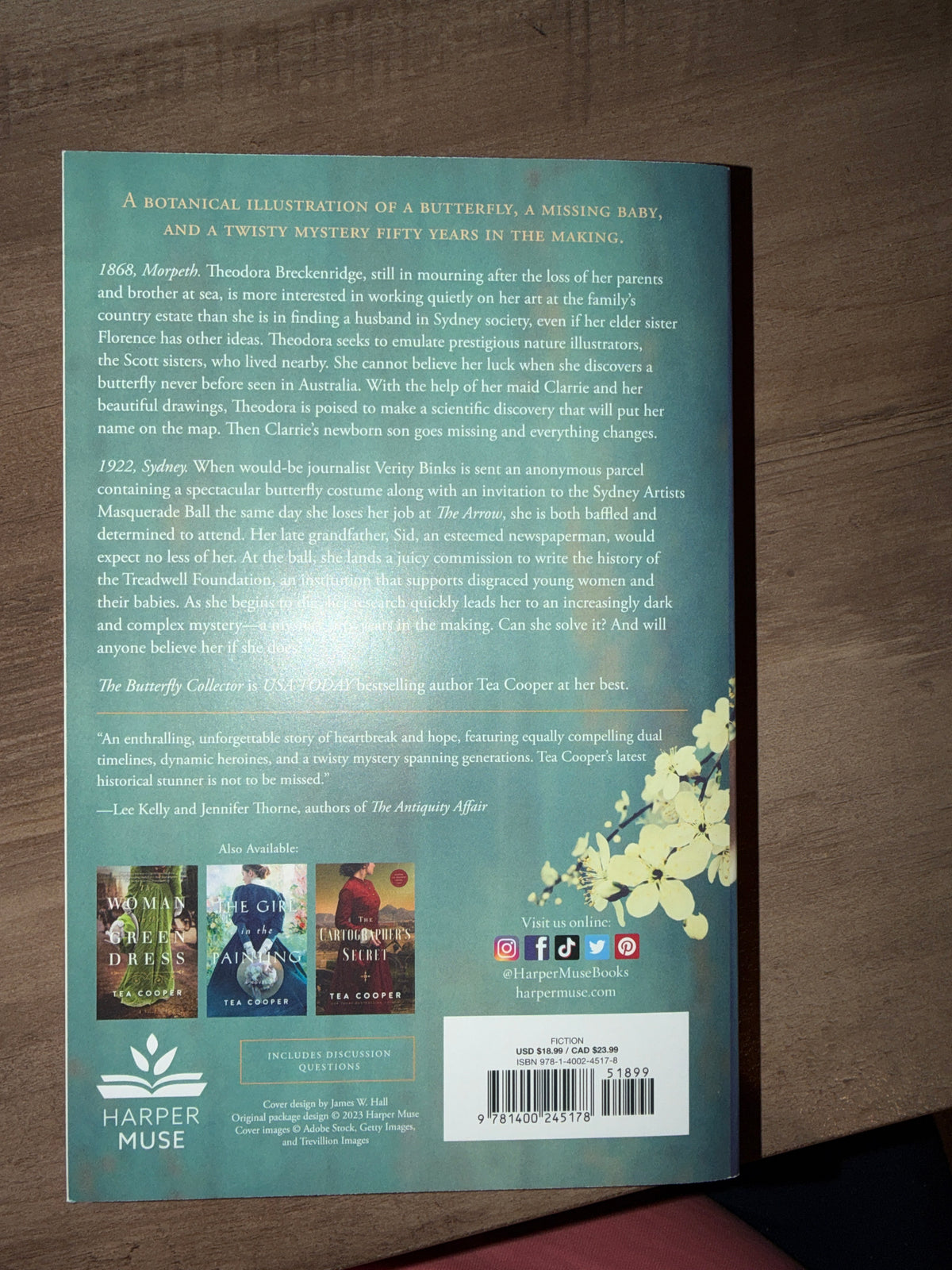 The Butterfly Collector by Tea Cooper