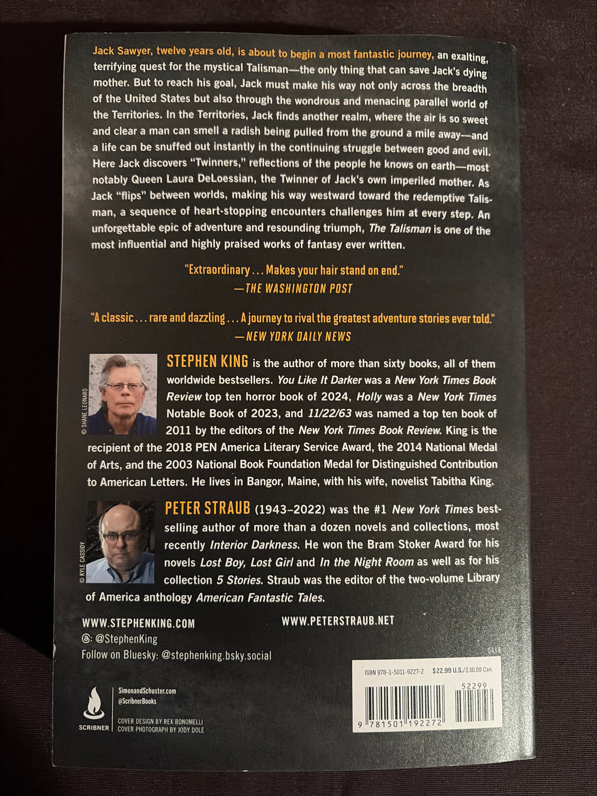 The Talisman (Book 1 of 3) by Stephen King & Peter Straub