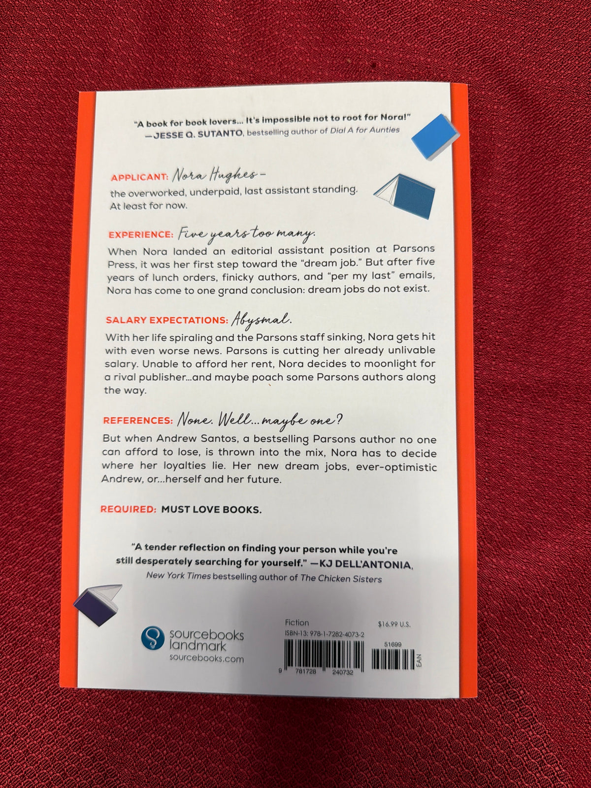 Must Love Books by Shauna Robinson