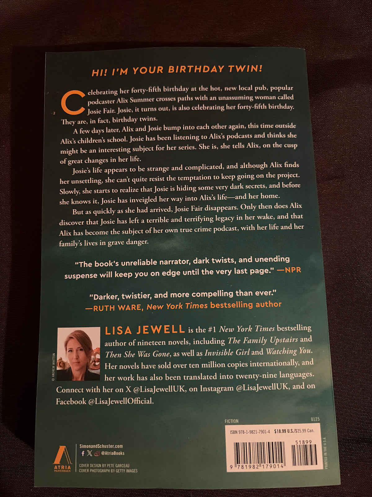 None of This is True by Lisa Jewell