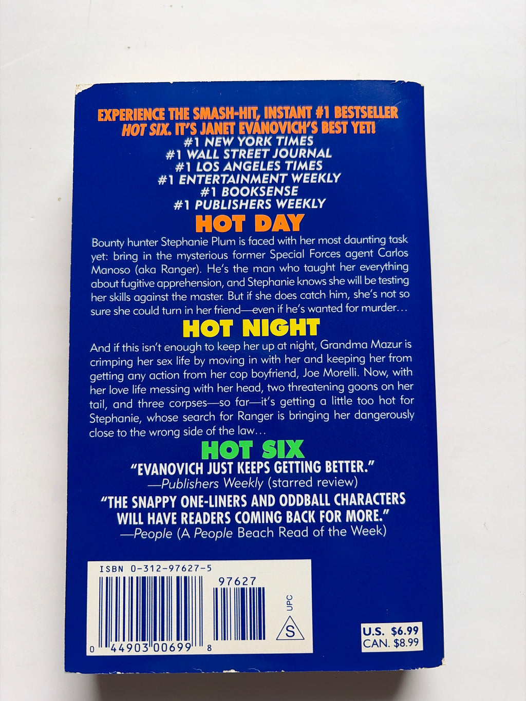 Hot Six by Janet Evanovich