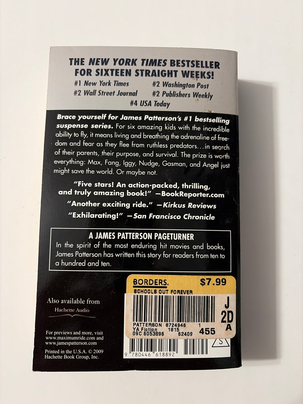 School's Out-Forever by James Patterson