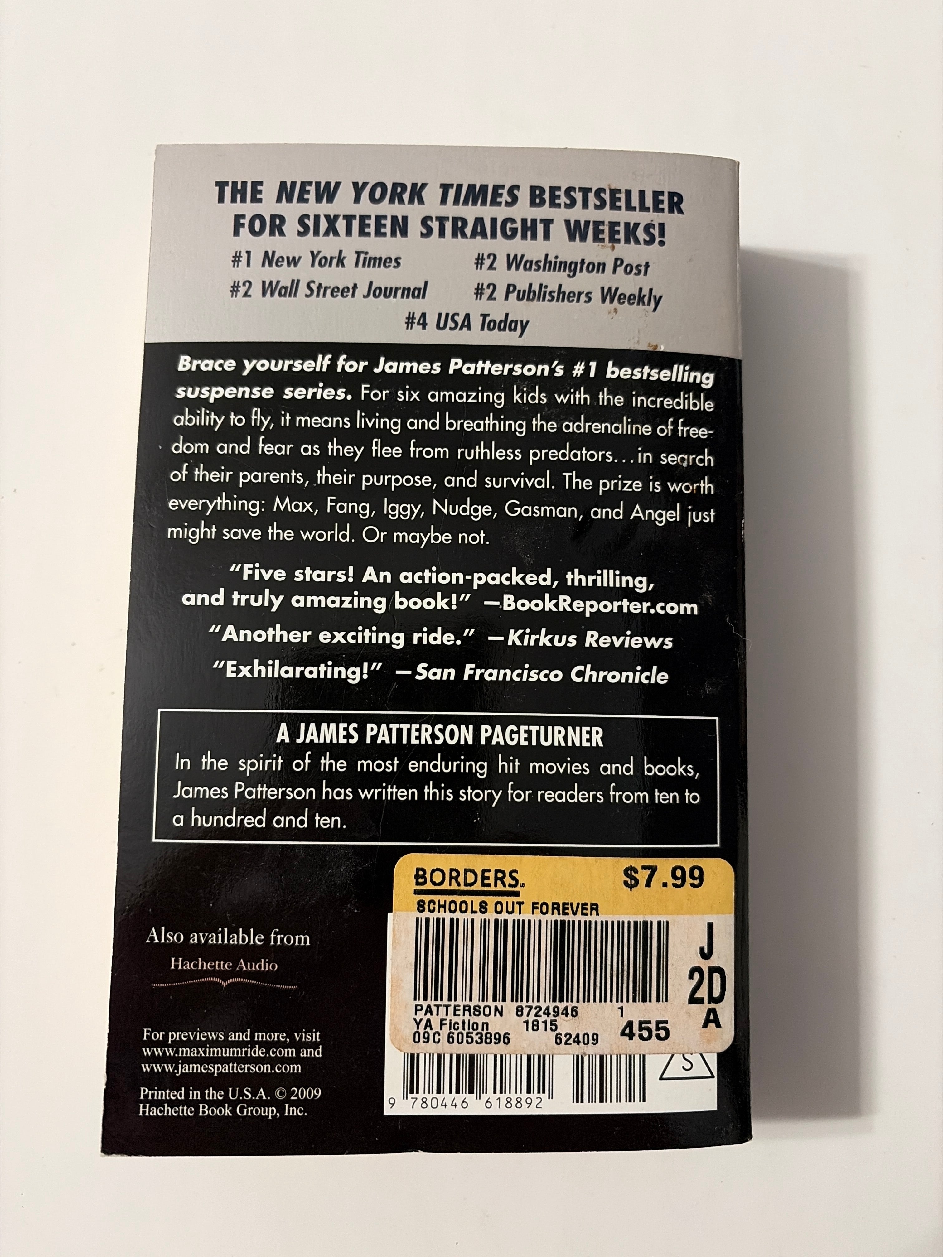 School's Out-Forever by James Patterson