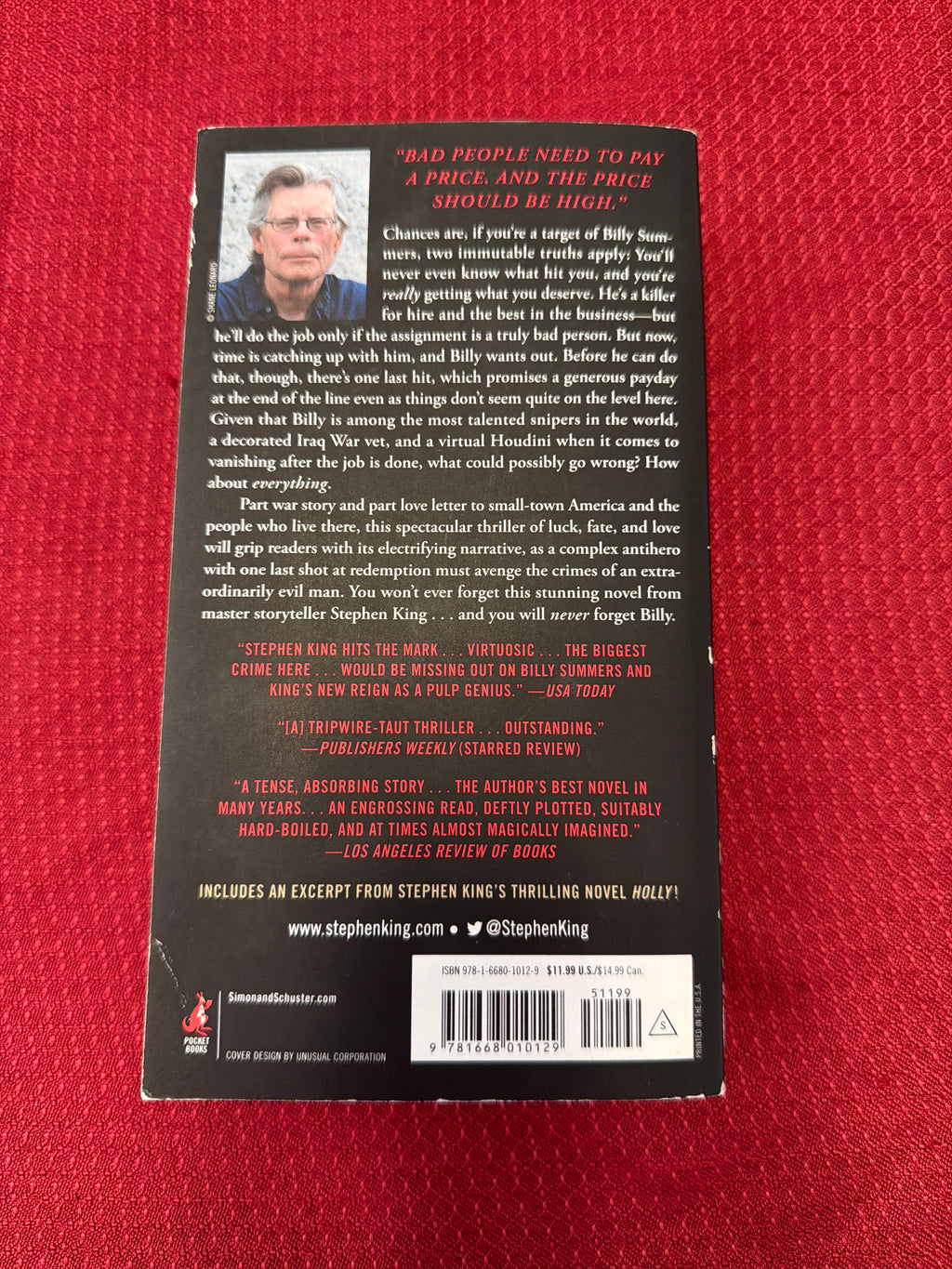 Billy Summers by Stephen King