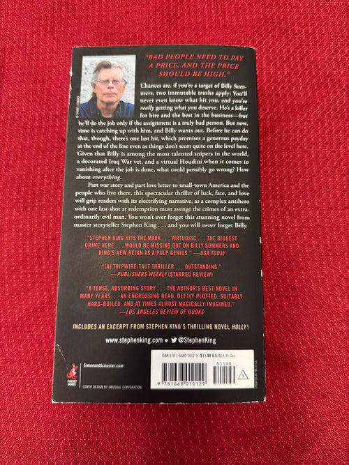 Billy Summers by Stephen King