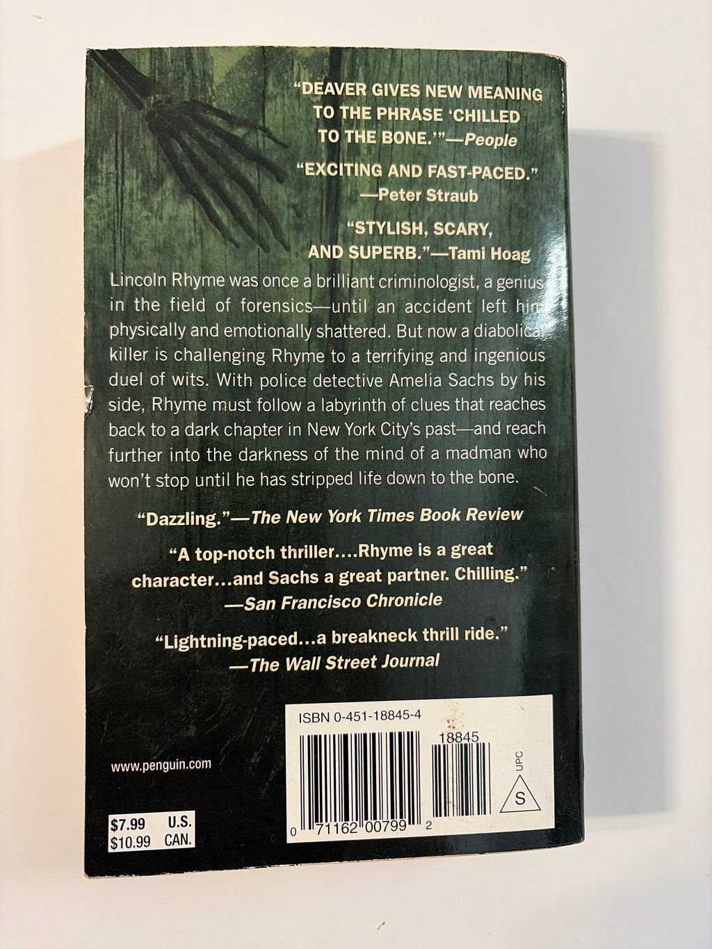 The Bone Collector by Jeffery Deaver