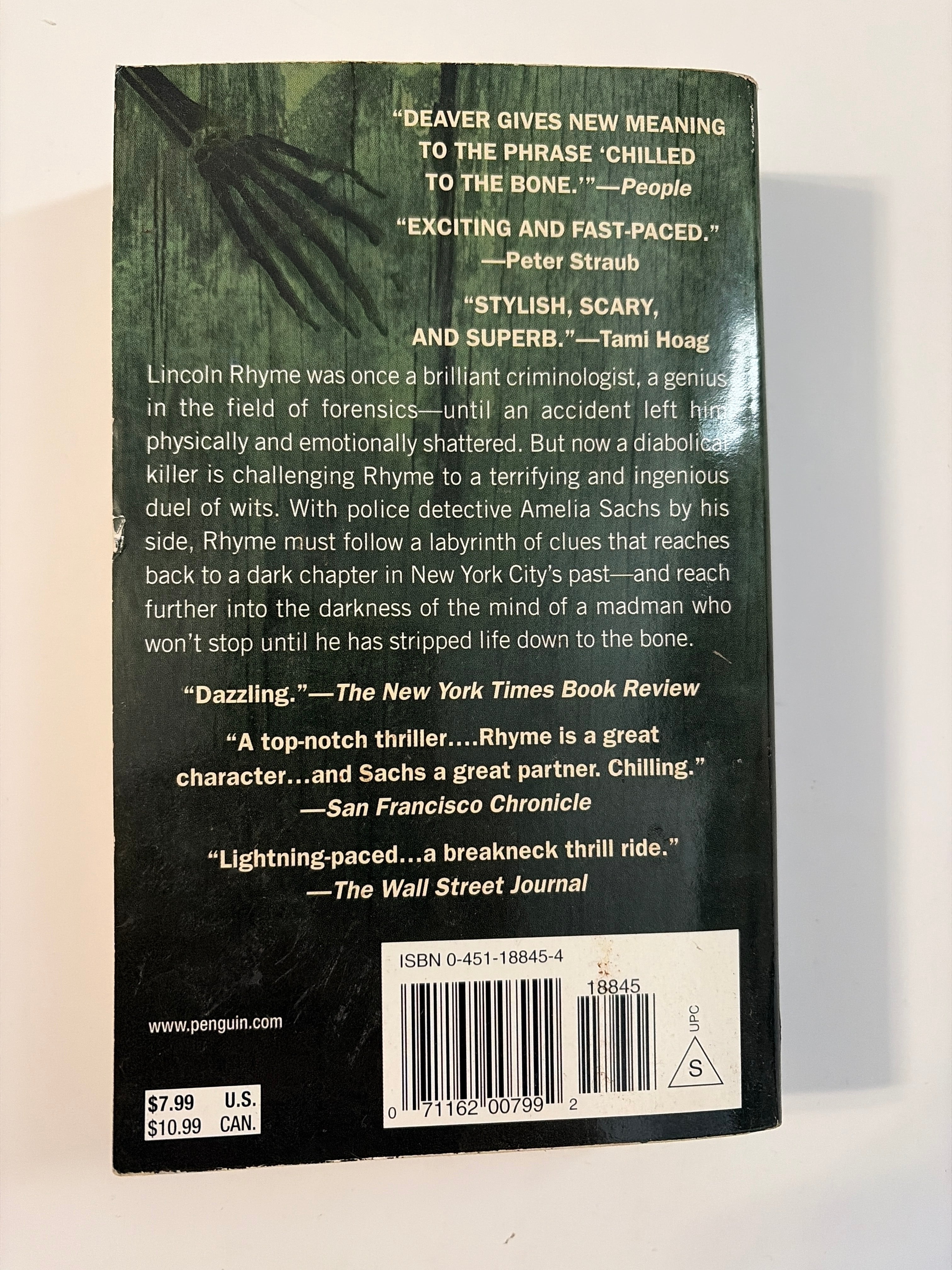 The Bone Collector by Jeffery Deaver