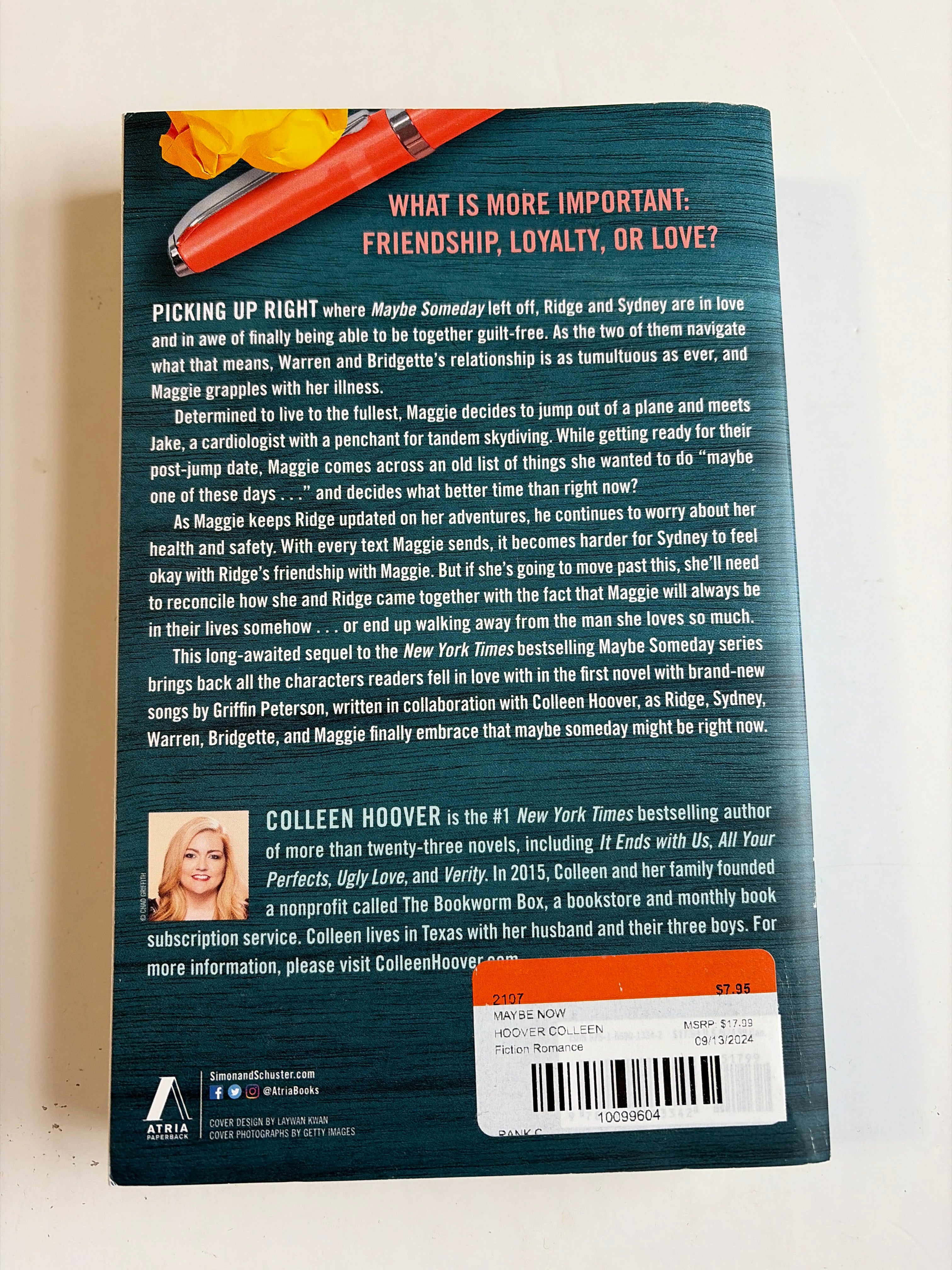 Maybe Now (Book 3 of 3) by Colleen Hoover