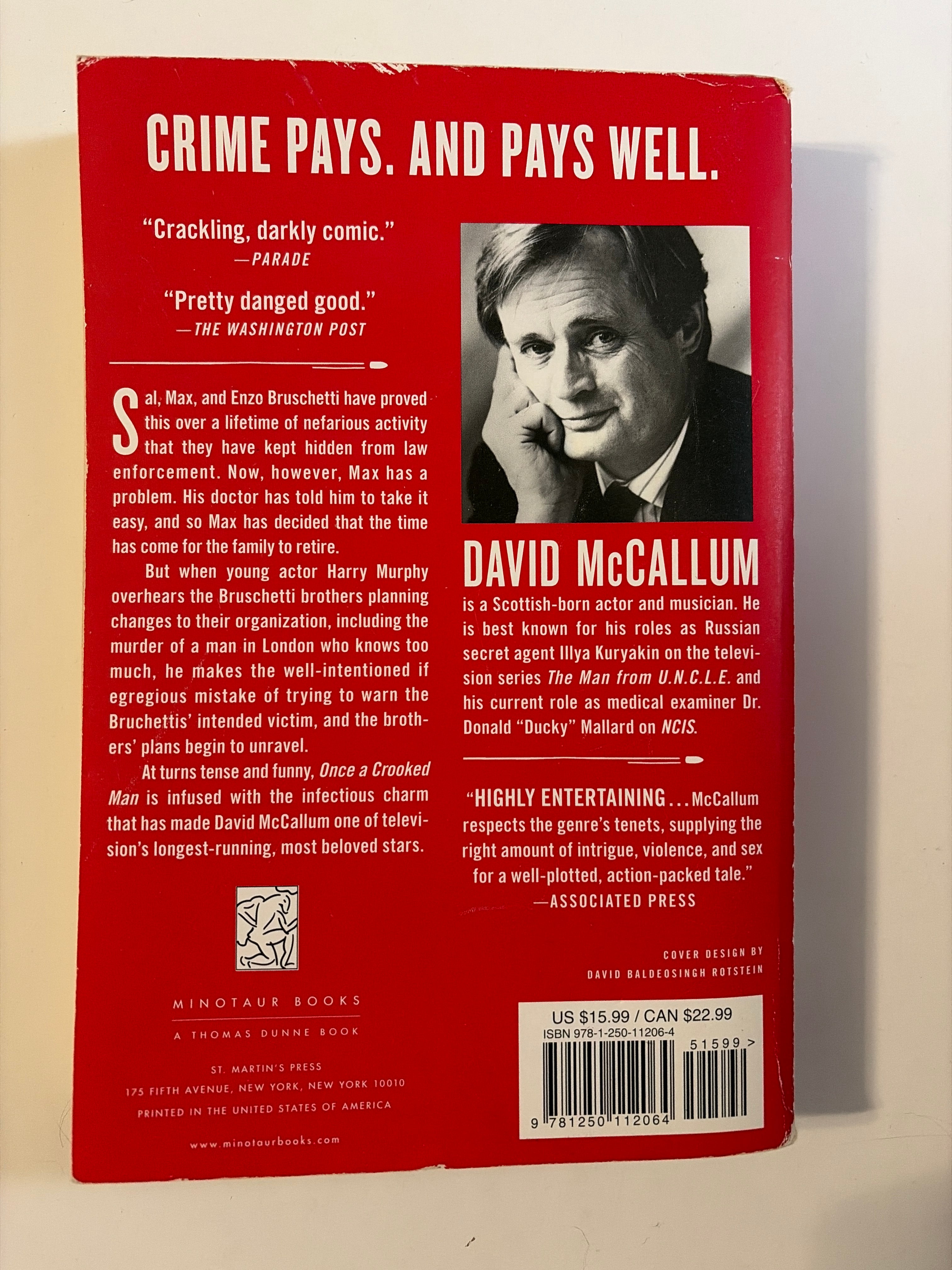 Once A Crooked Man by David McCallum