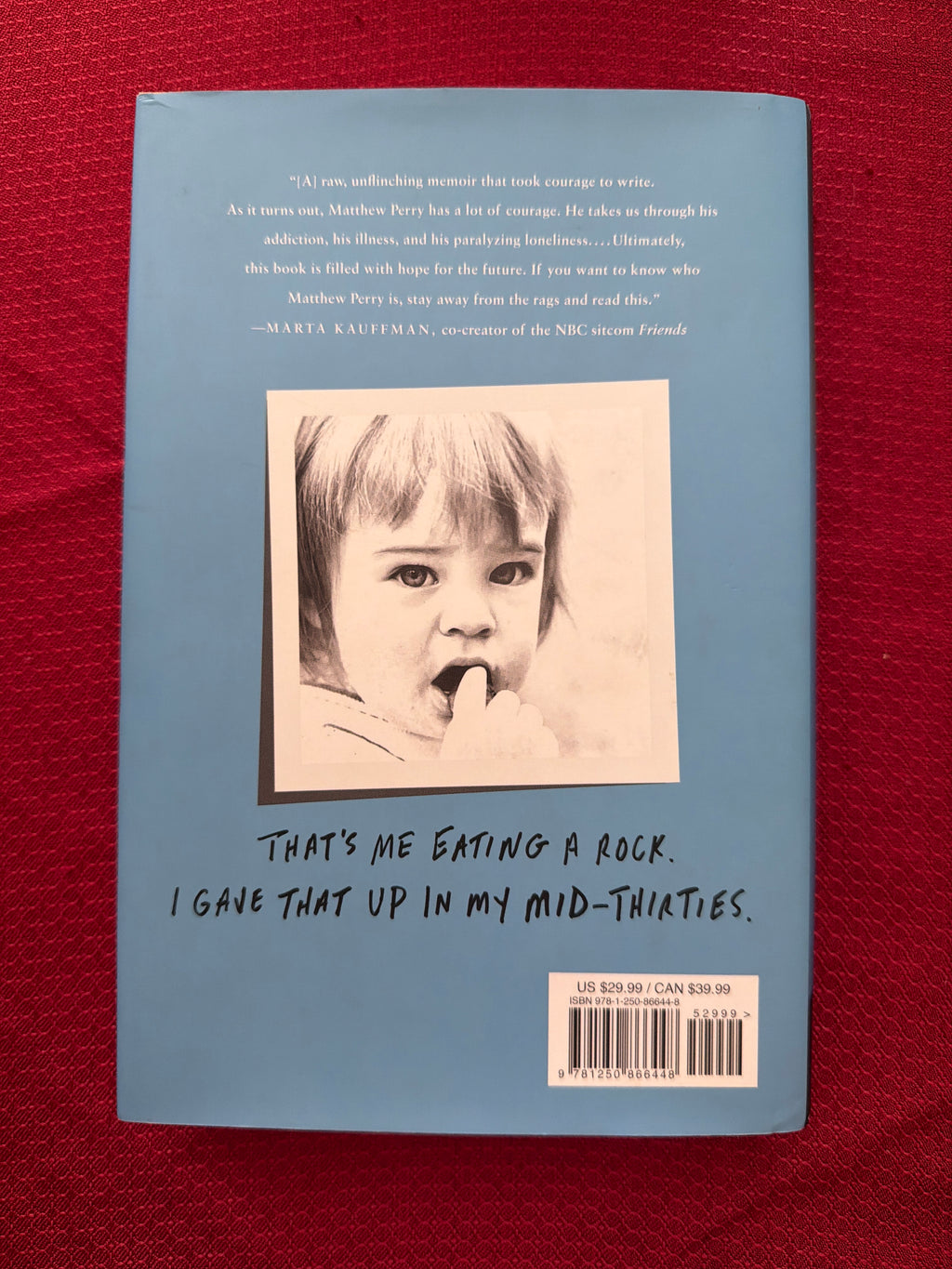 Friends, Lovers, and the Big Terrible Thing by Matthew Perry