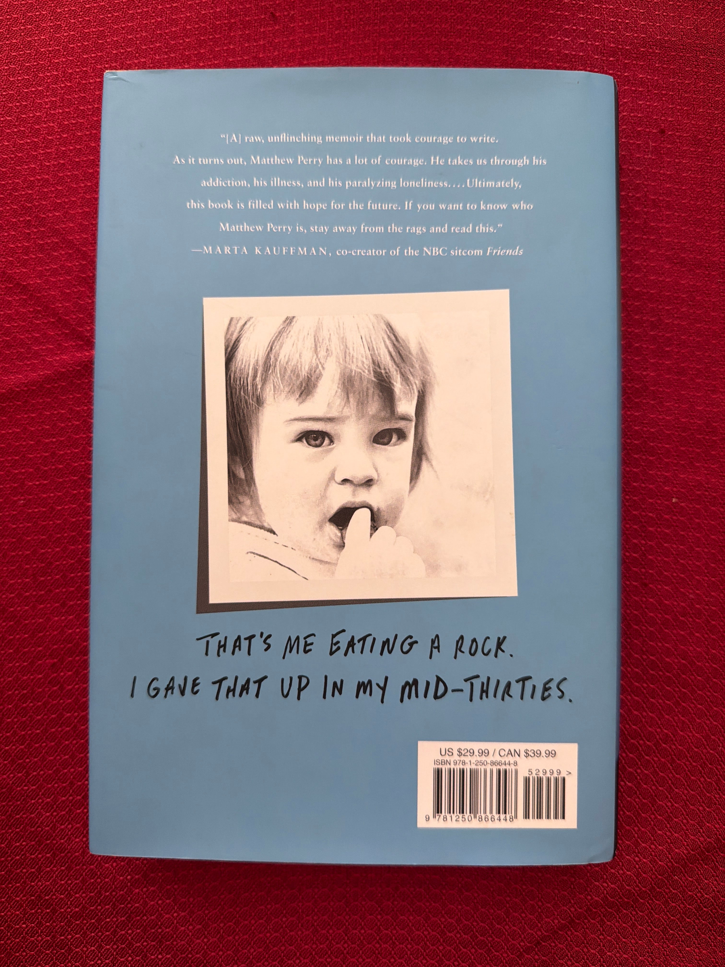 Friends, Lovers, and the Big Terrible Thing by Matthew Perry