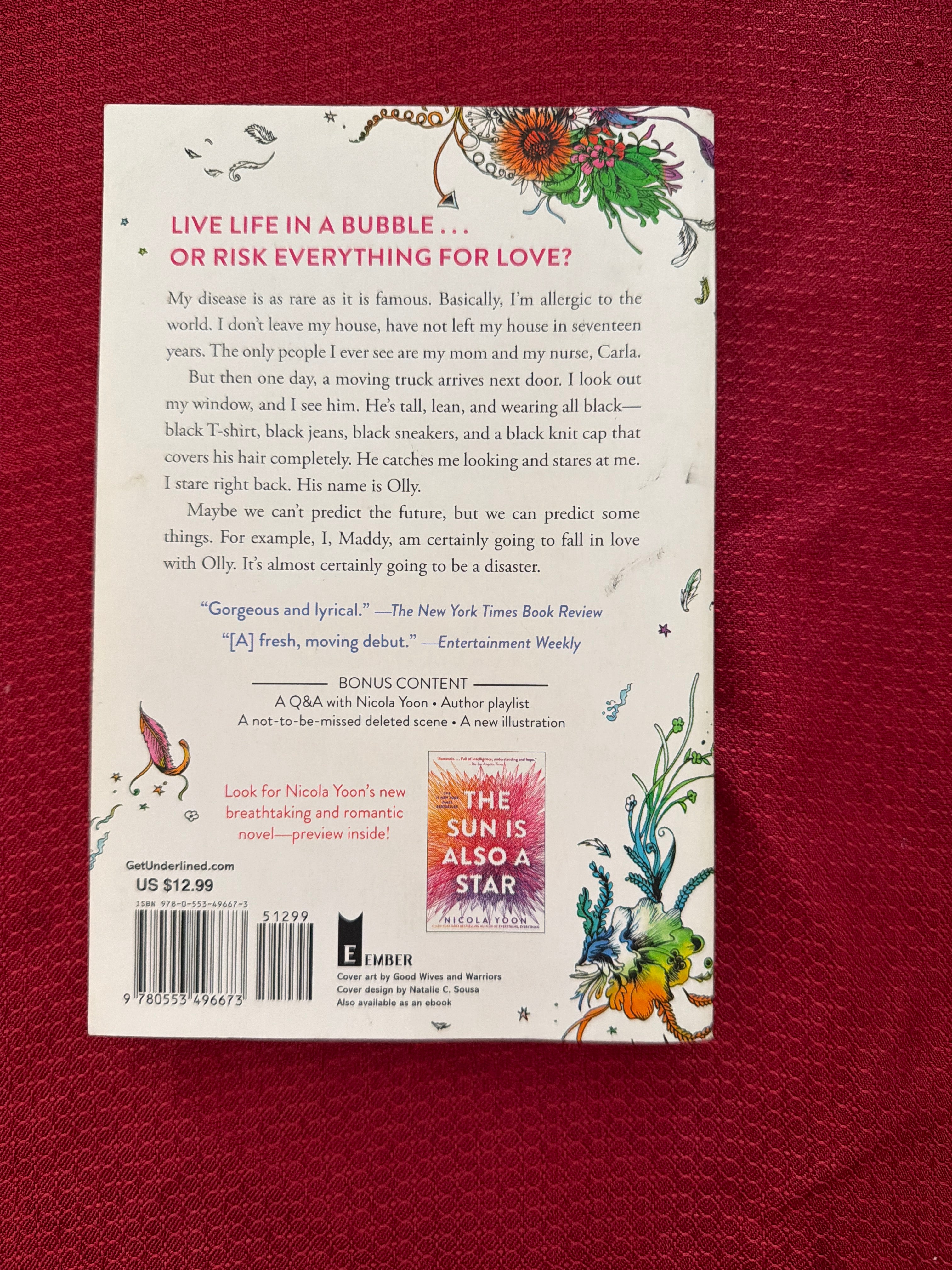 Everything, Everything by Nicola Yoon