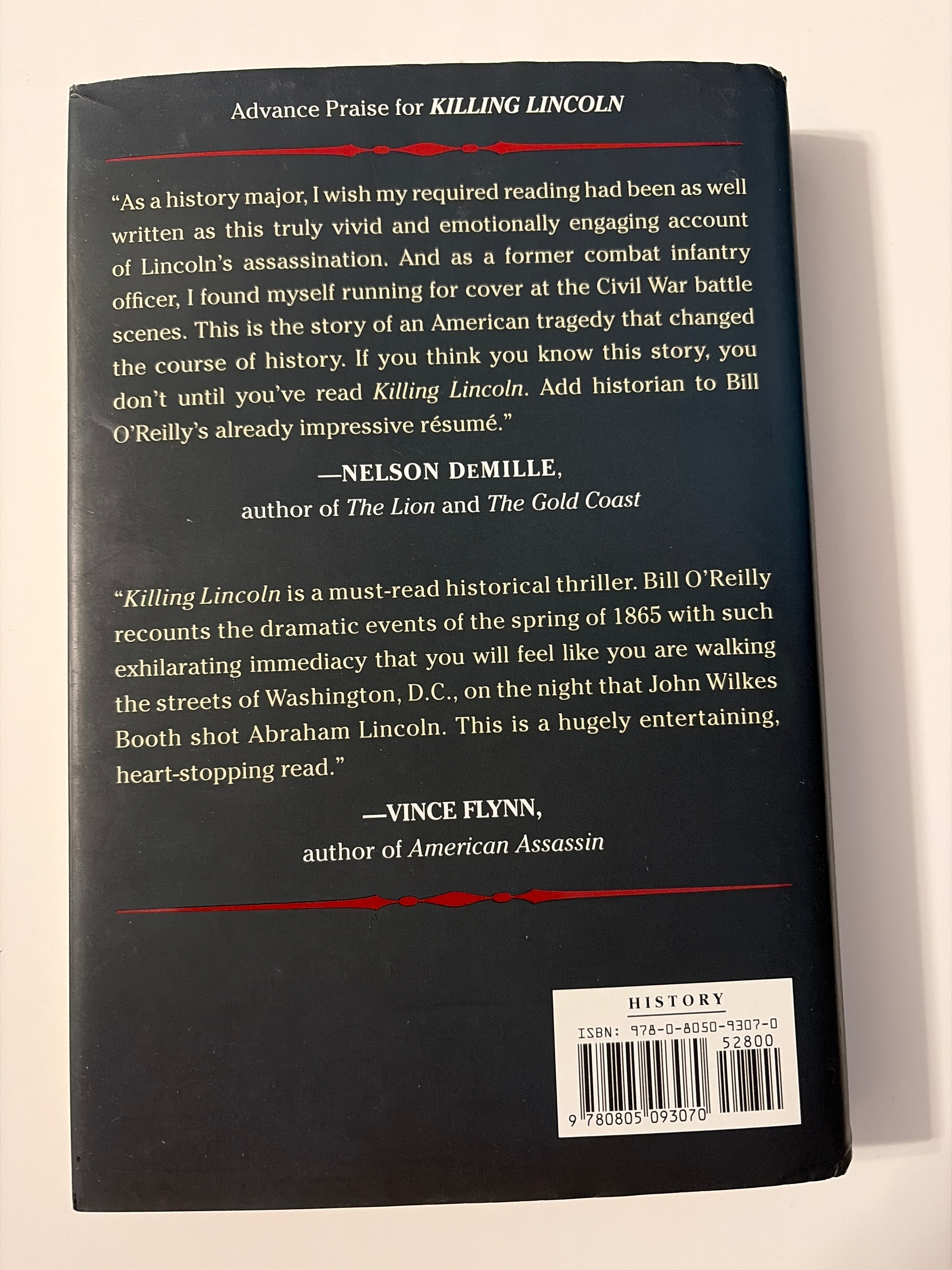 Killing Lincoln by Bill O'Reilly & Martin Dugard