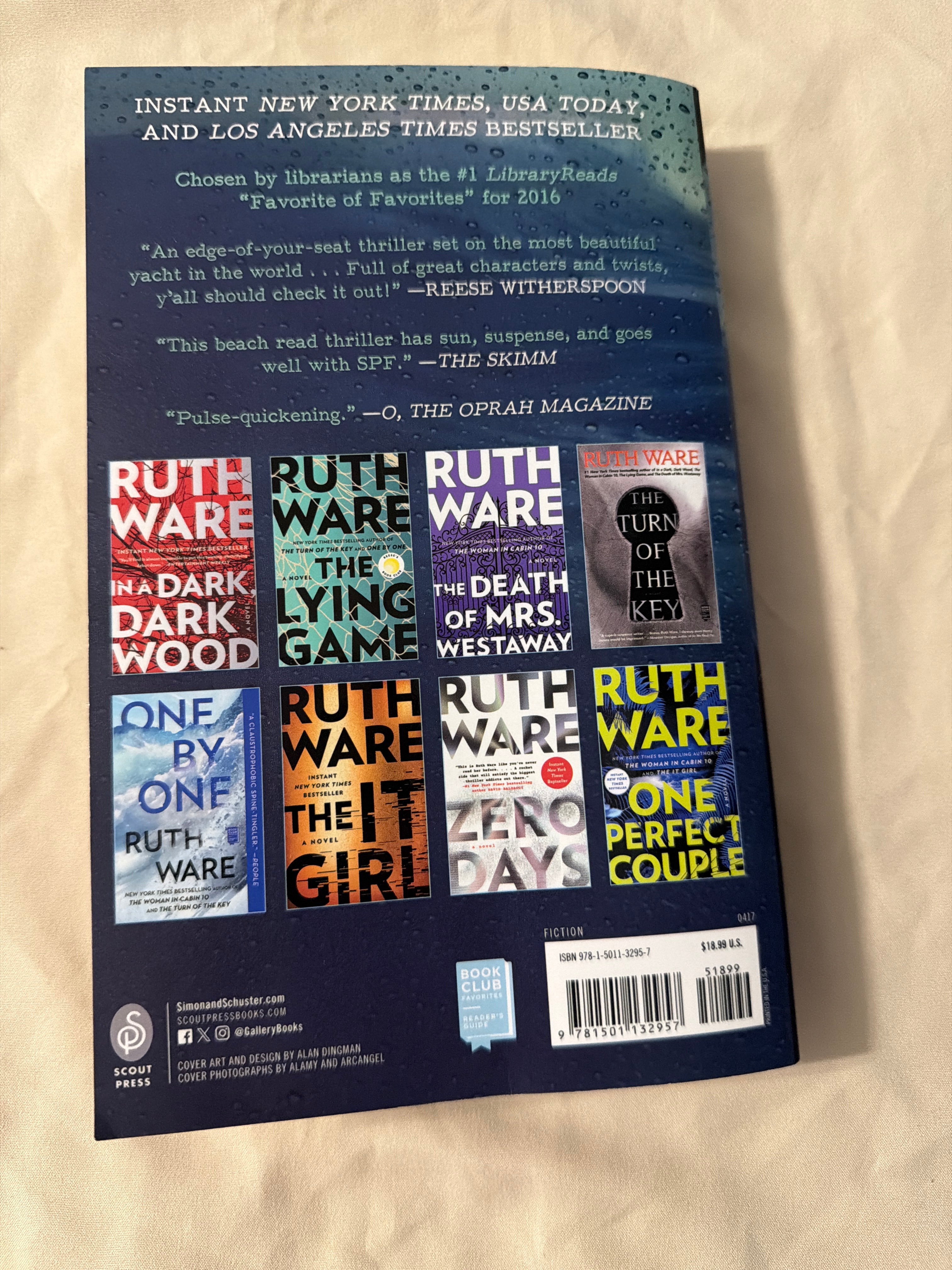 The Woman in Cabin 10 by Ruth Ware