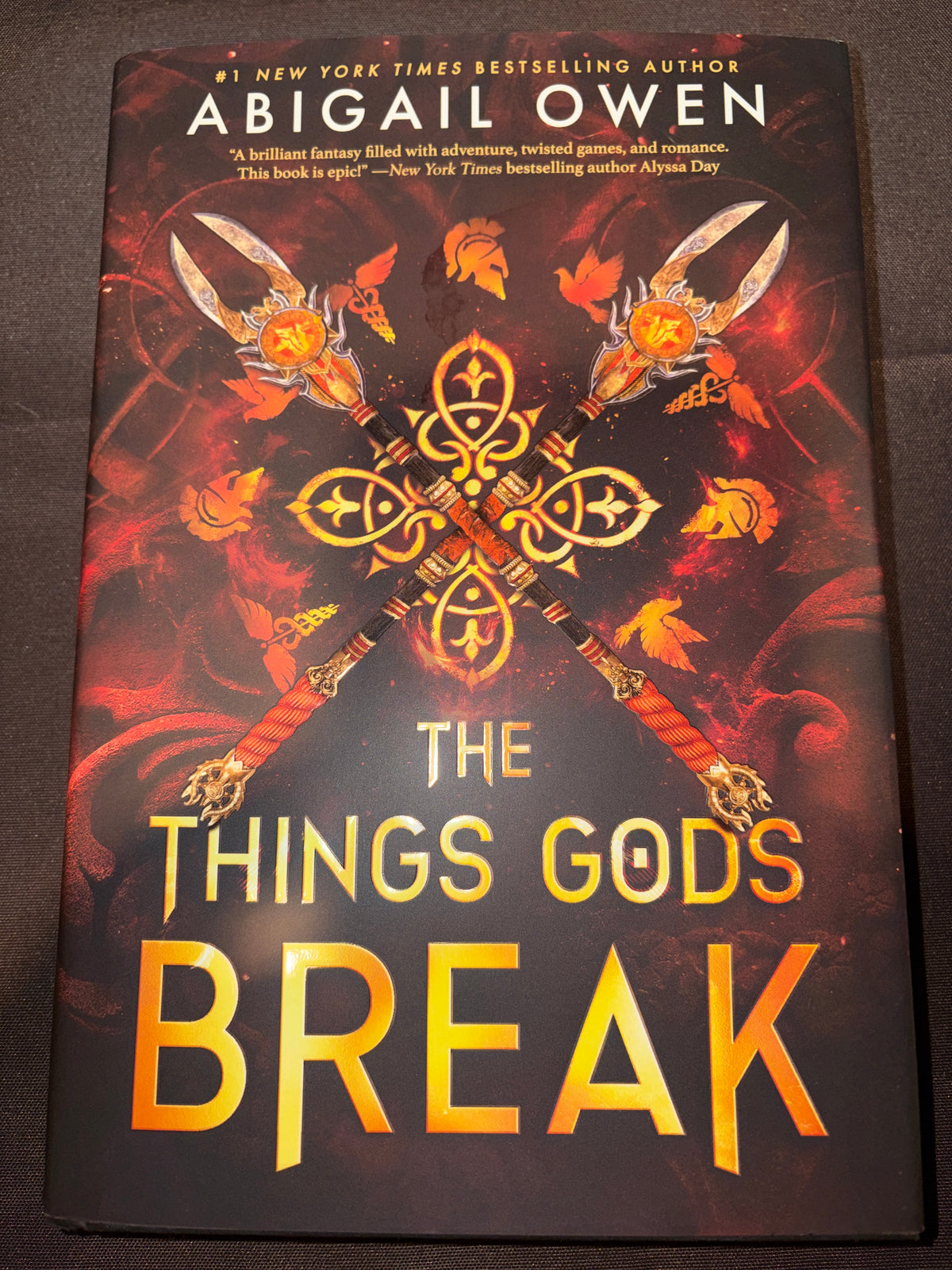 The Things Gods Break (Sprayed Edge) by Abigail Owen