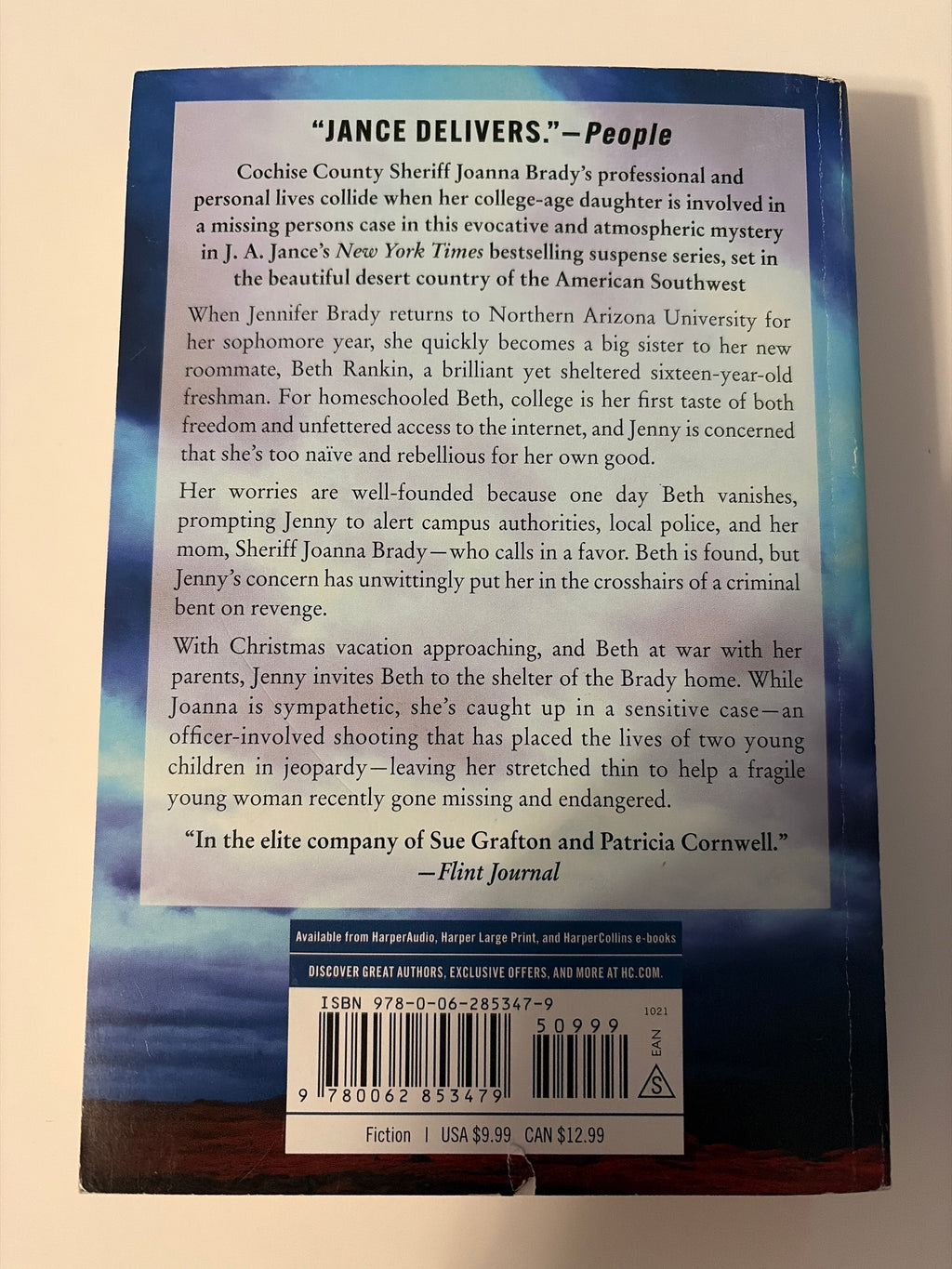 Missing and Endangered by J.A. Jance
