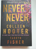 Never Never by Colleen Hoover (Collector's Edition, Spryd edge)