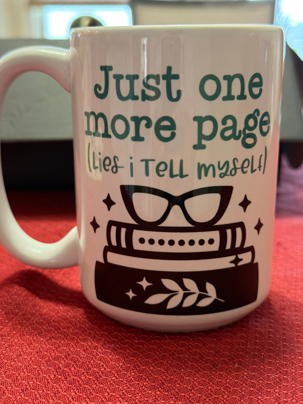 B's Cozy Corner Books Coffee Mug 15oz