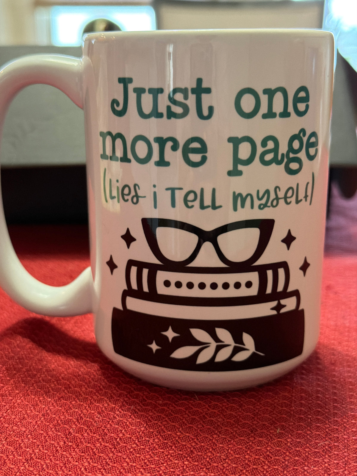 B's Cozy Corner Books Coffee Mug 15oz