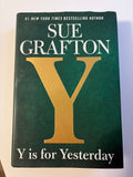 Y is for Yesterday by Sue Grafton