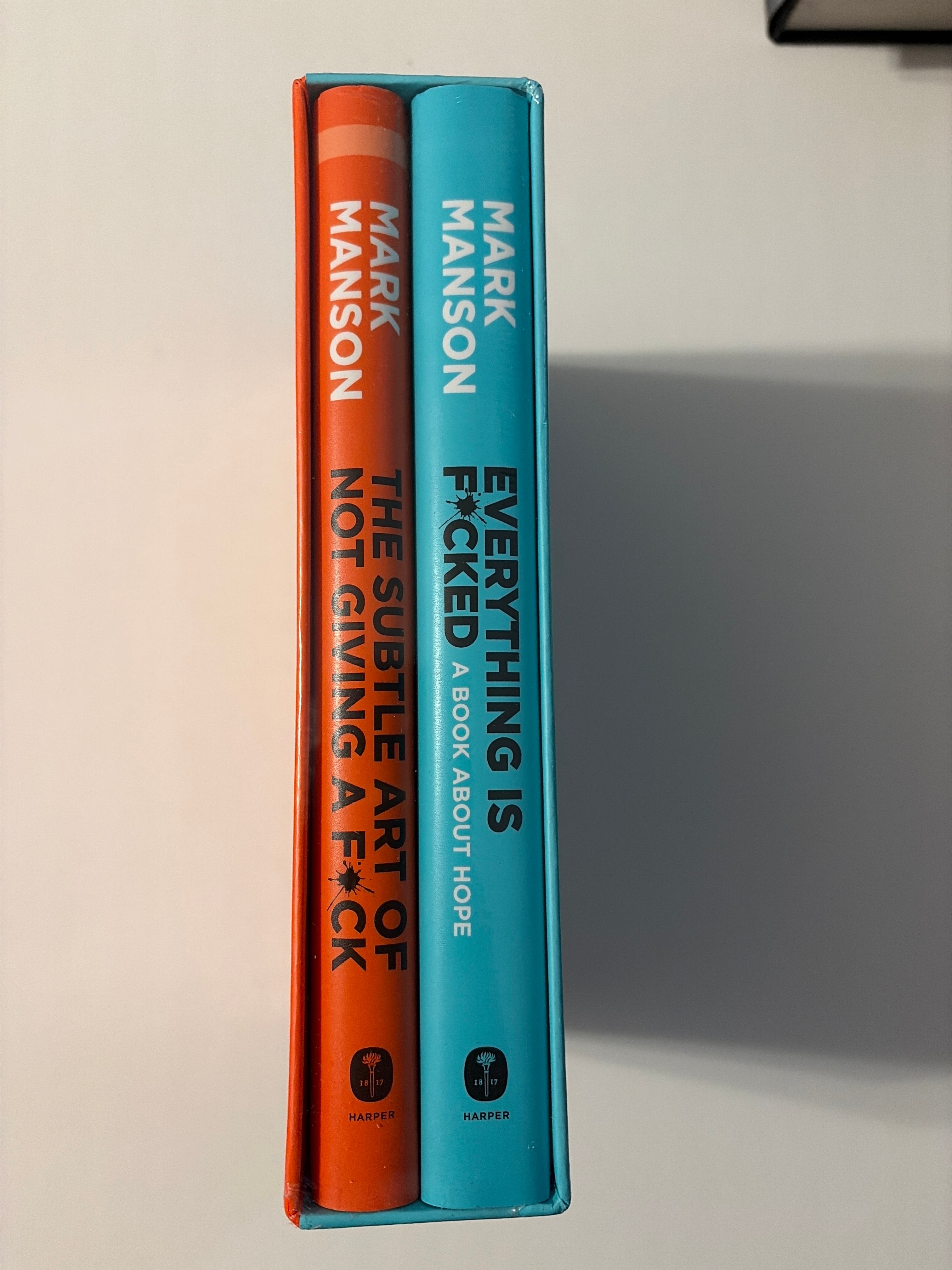 The Subtle Art of not giving a F*ck and Everything is F*cked by Mark Manson