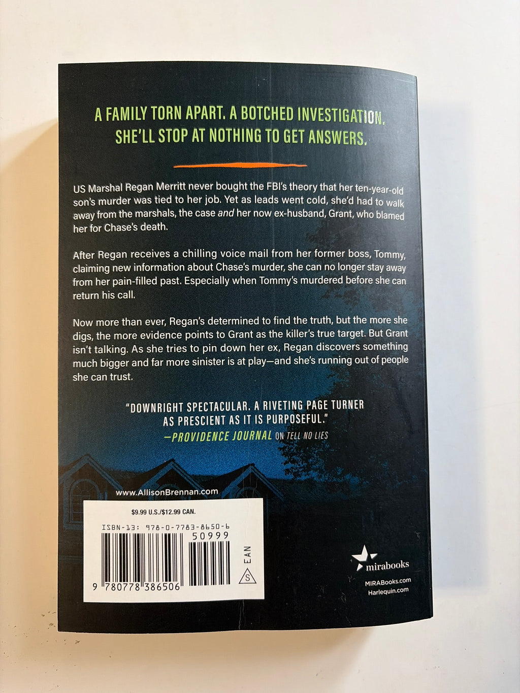 Don't Open the Door by Allison Brennan