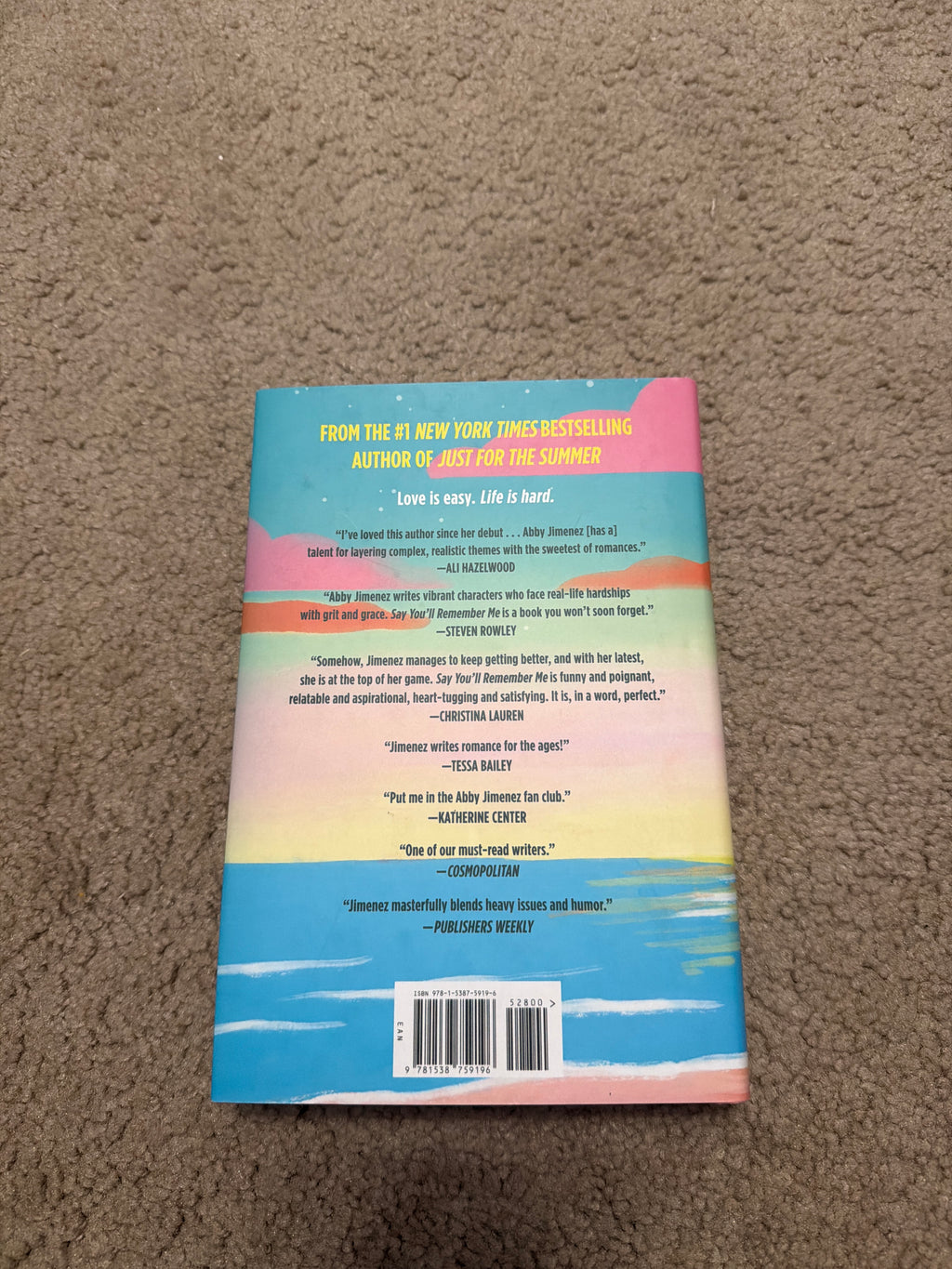 Say You'll Remember Me by Abby Jimenez