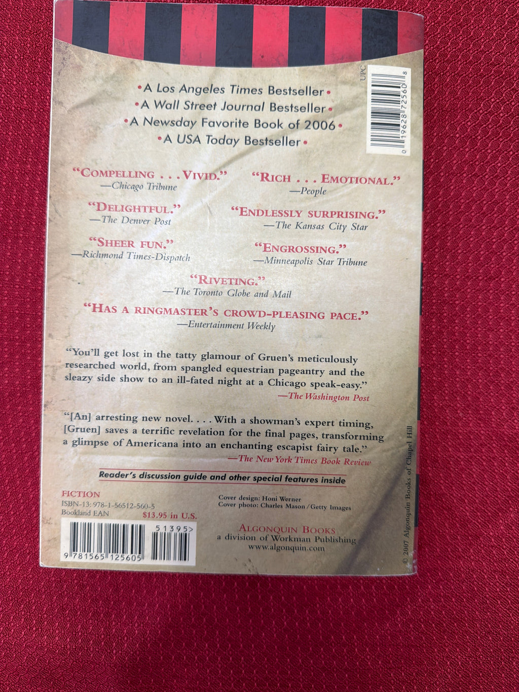 Water for Elephants by Sara Gruen
