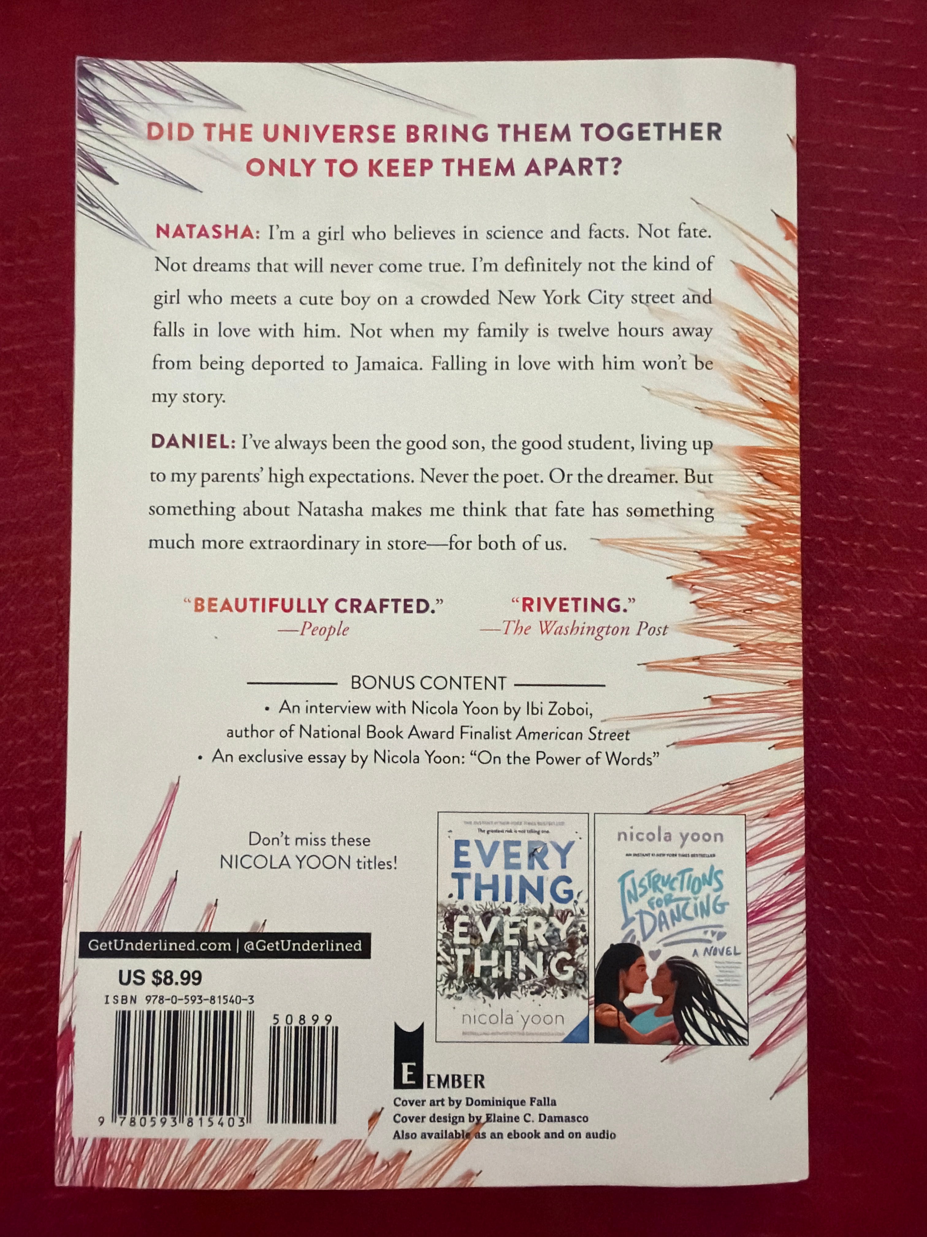 The Sun is Also A Star by Nicola Yoon