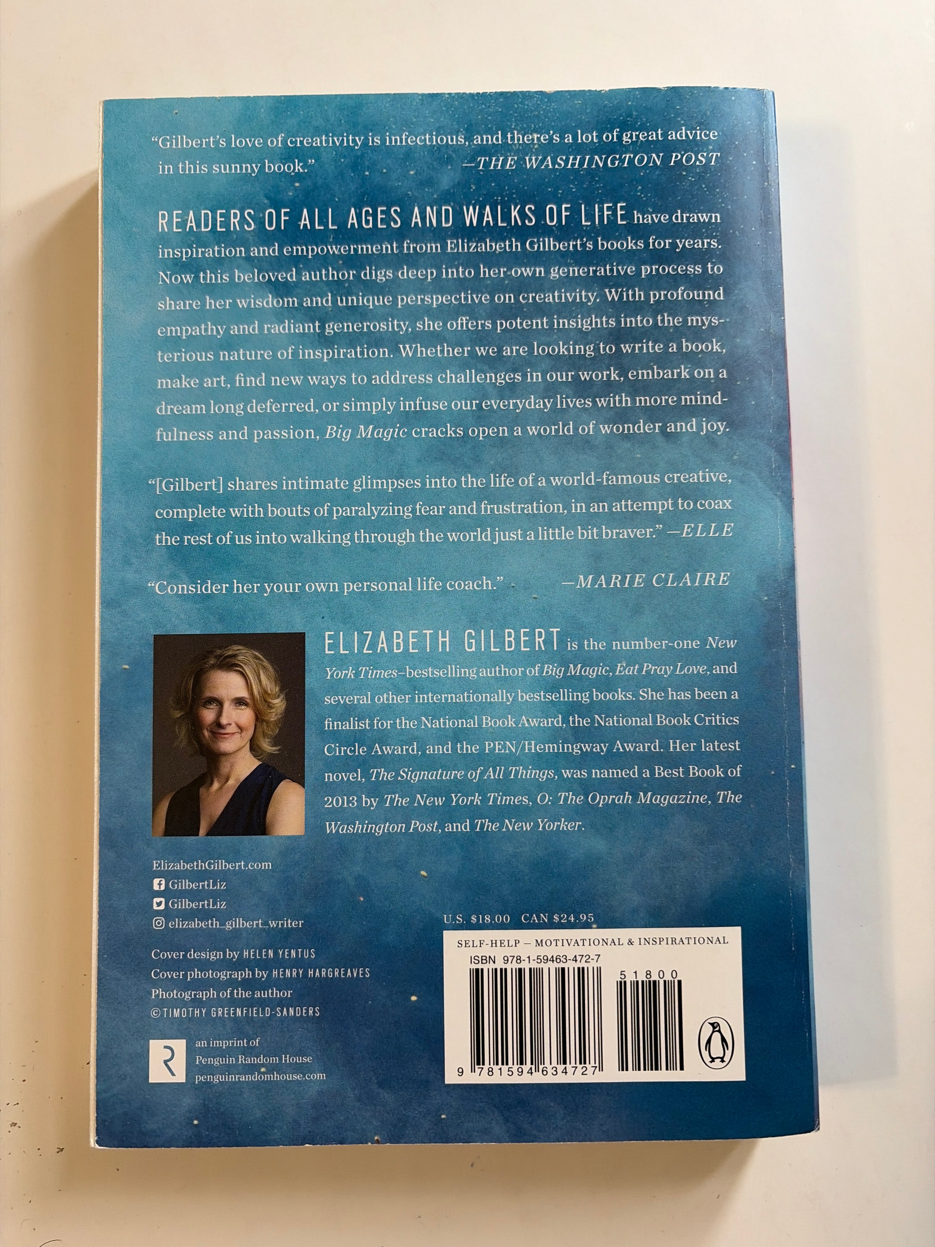 Big Magic by Elizabeth Gilbert