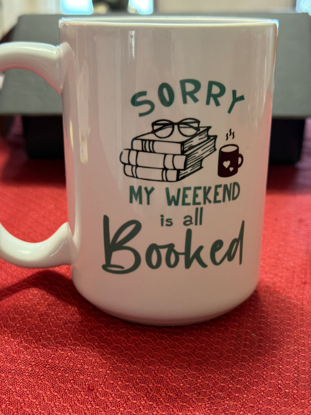 B's Cozy Corner Books Coffee Mug 15oz