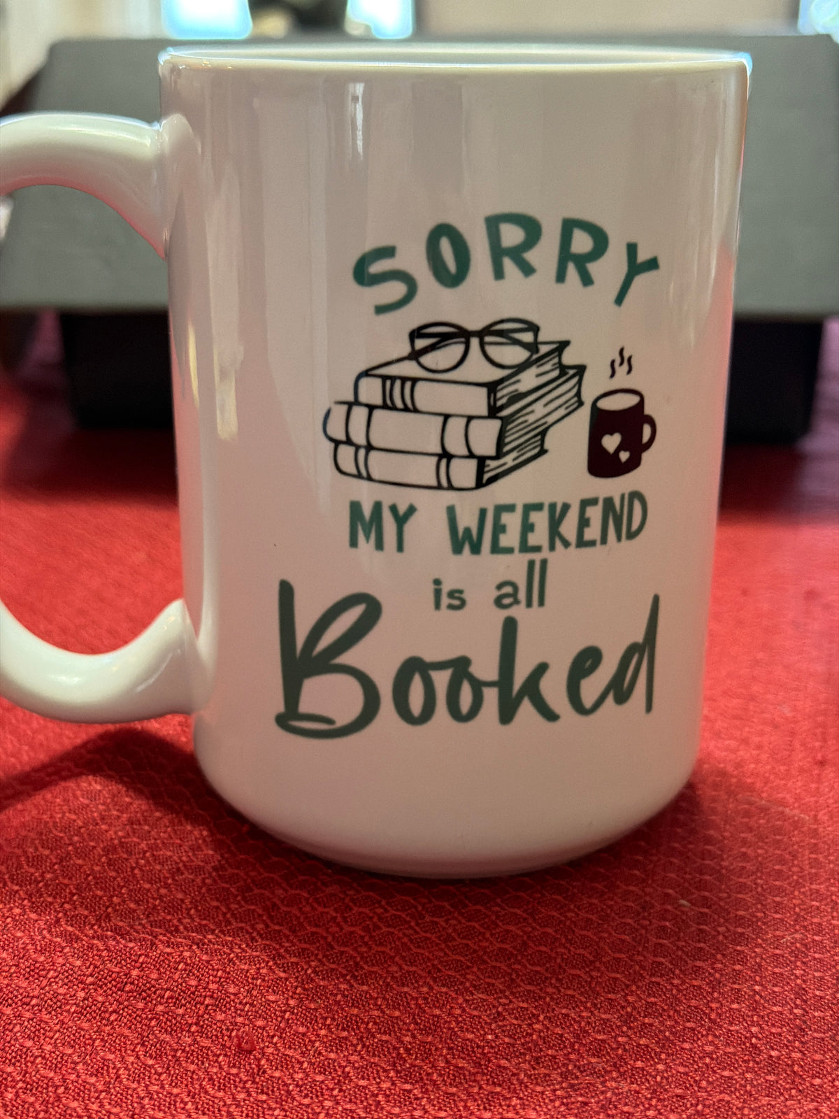 B's Cozy Corner Books Coffee Mug 15oz