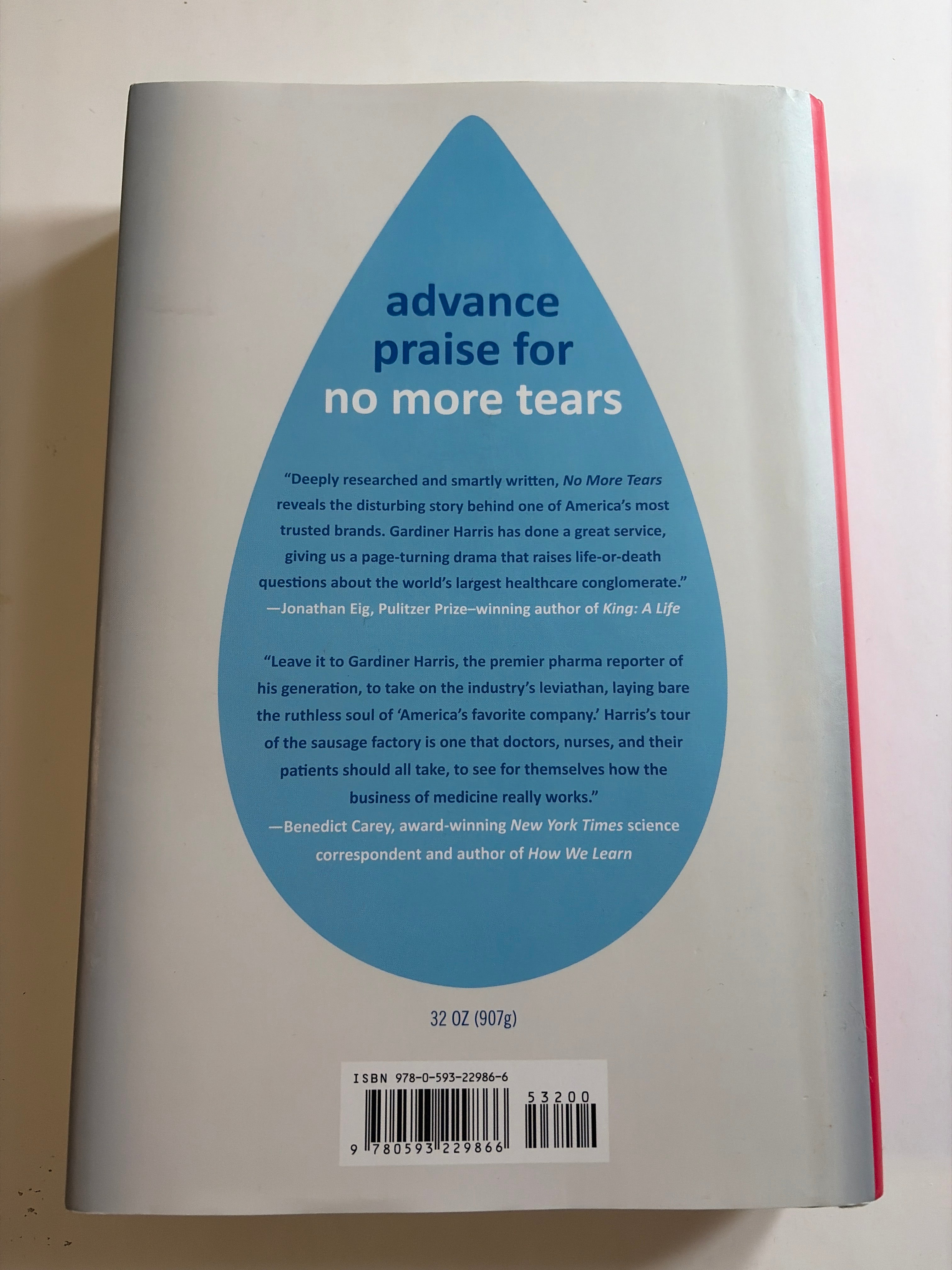 No more Tears, the dark secrets of Johnson & Johnson by Gardiner Harris