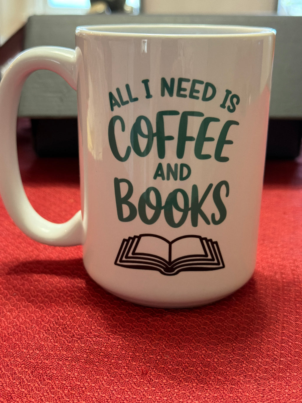 B's Cozy Corner Books Coffee Mug 15oz