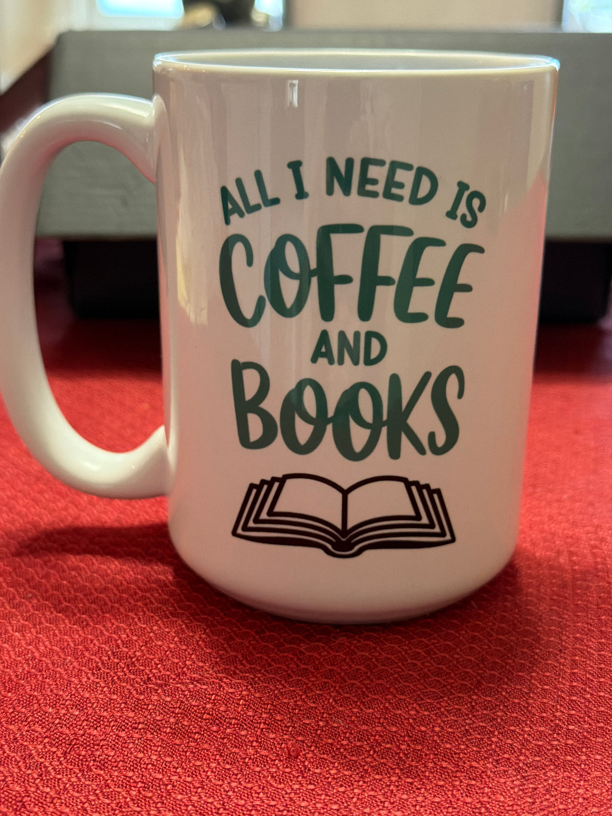 B's Cozy Corner Books Coffee Mug 15oz