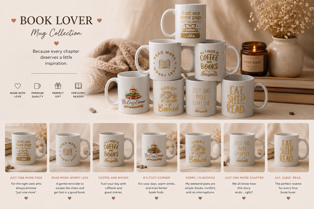 Book Lover Mug 11oz